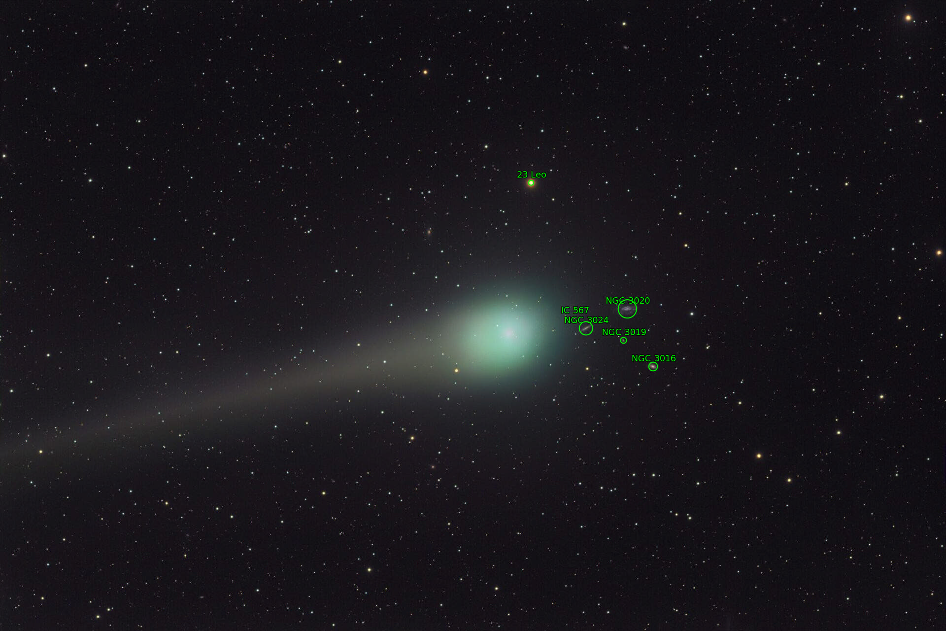 Sternkarten-Overlay (Astrometry.net)