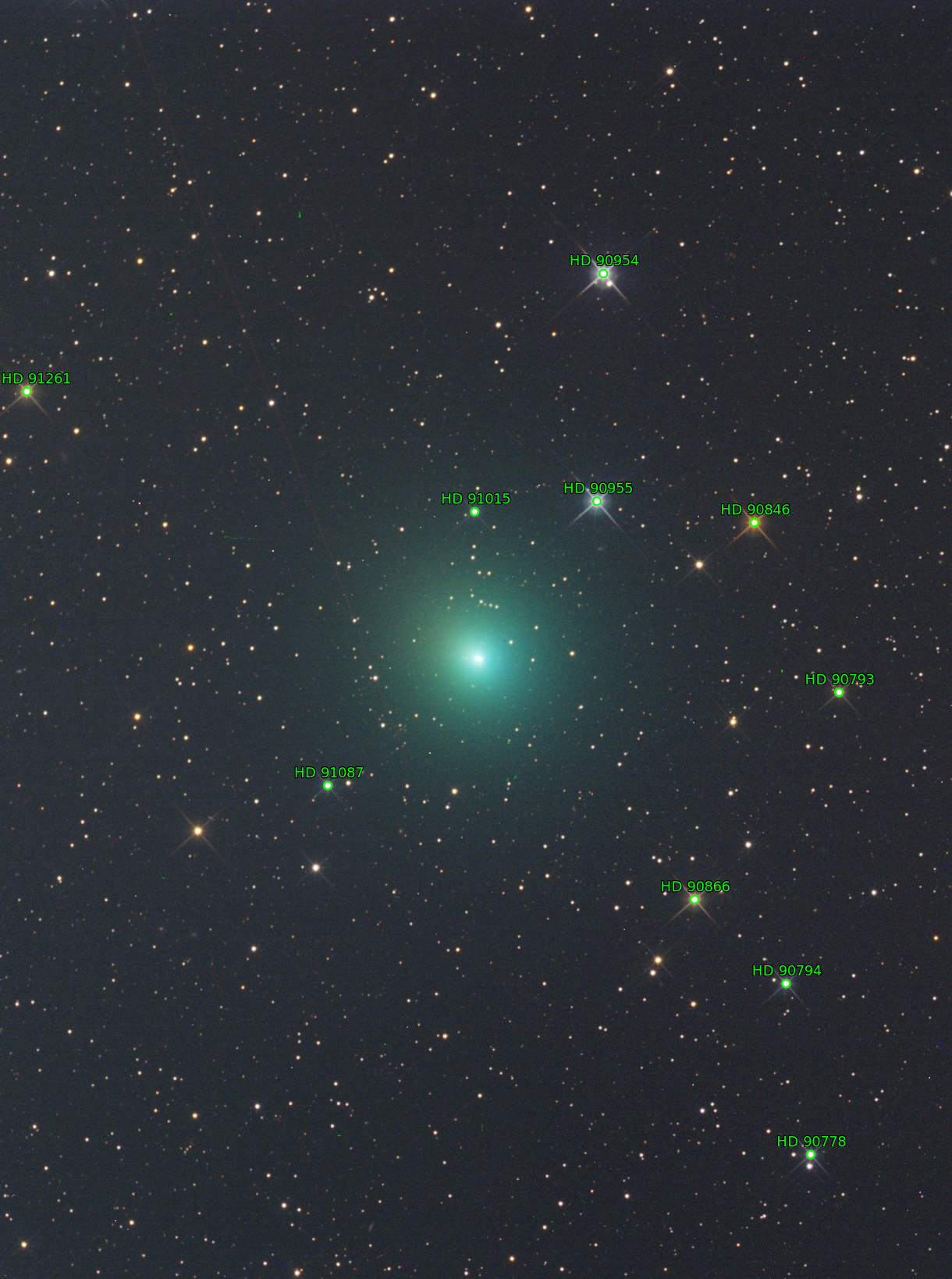 Sternkarten-Overlay (Astrometry.net)