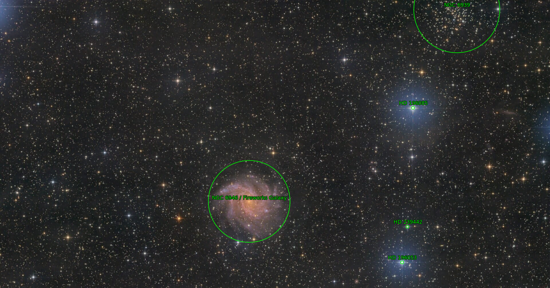 Sternkarten-Overlay (Astrometry.net)