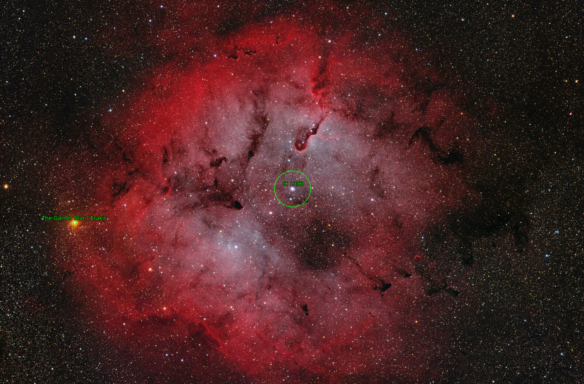 Sternkarten-Overlay (Astrometry.net)