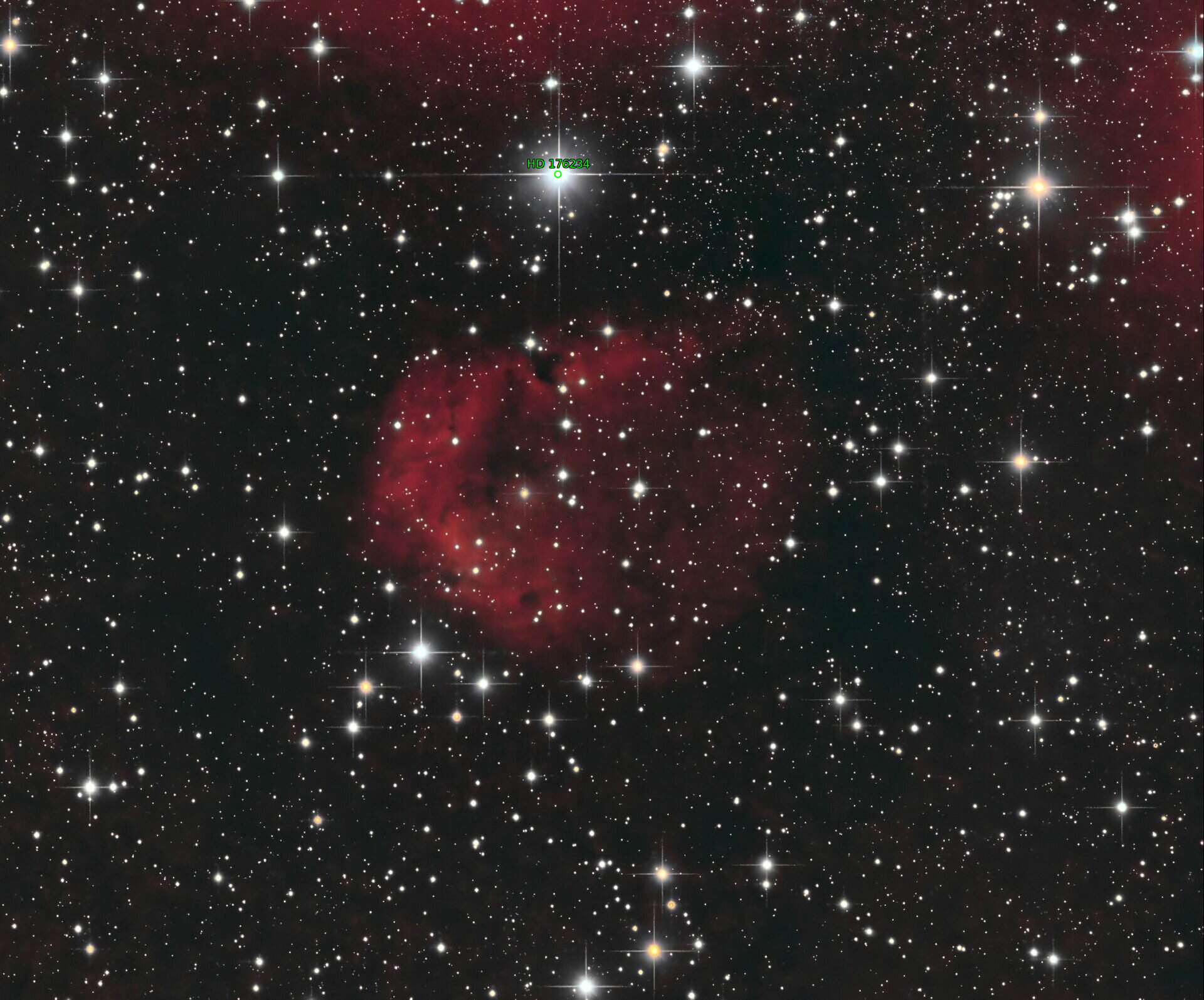 Sternkarten-Overlay (Astrometry.net)