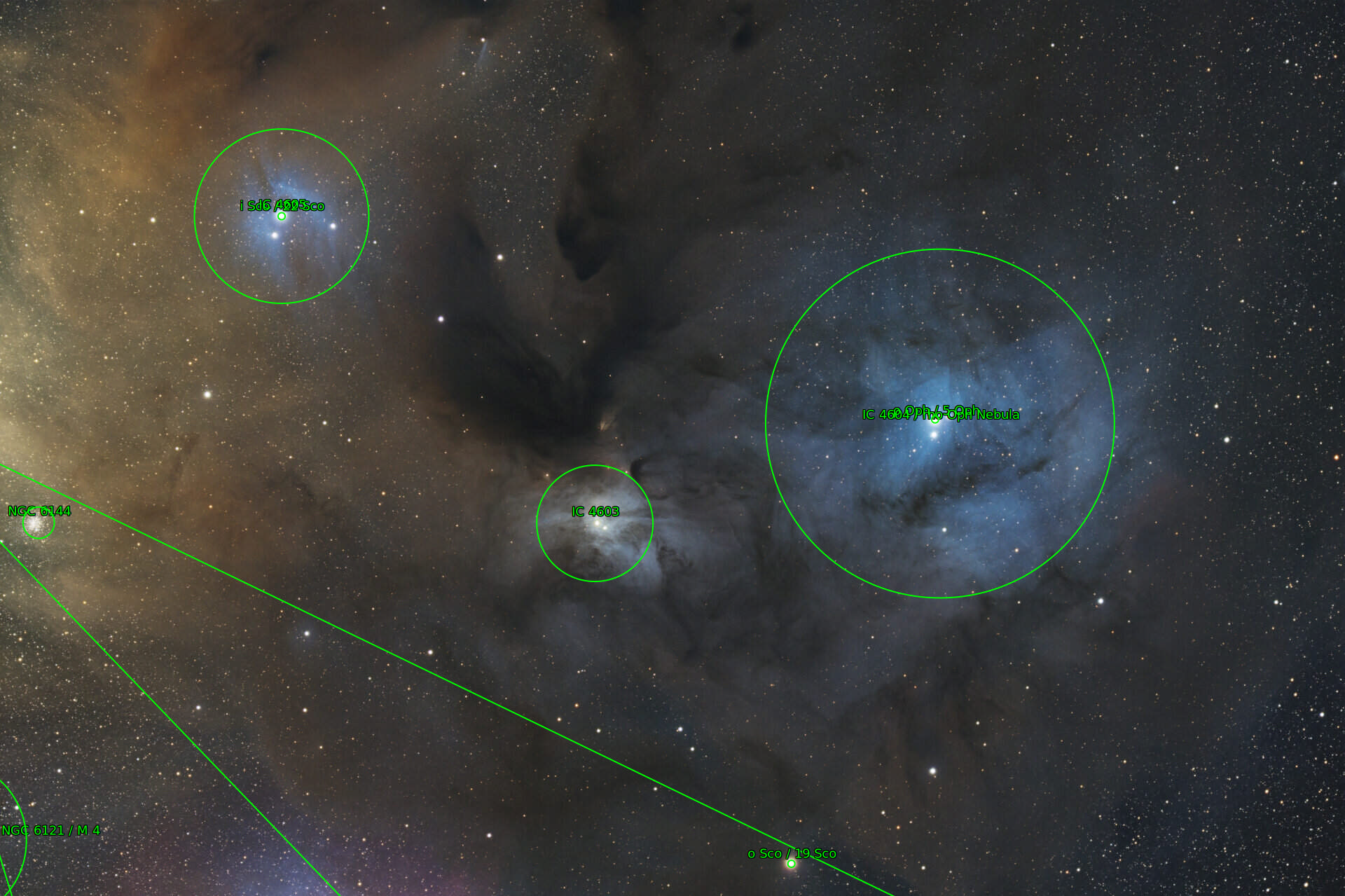 Sternkarten-Overlay (Astrometry.net)