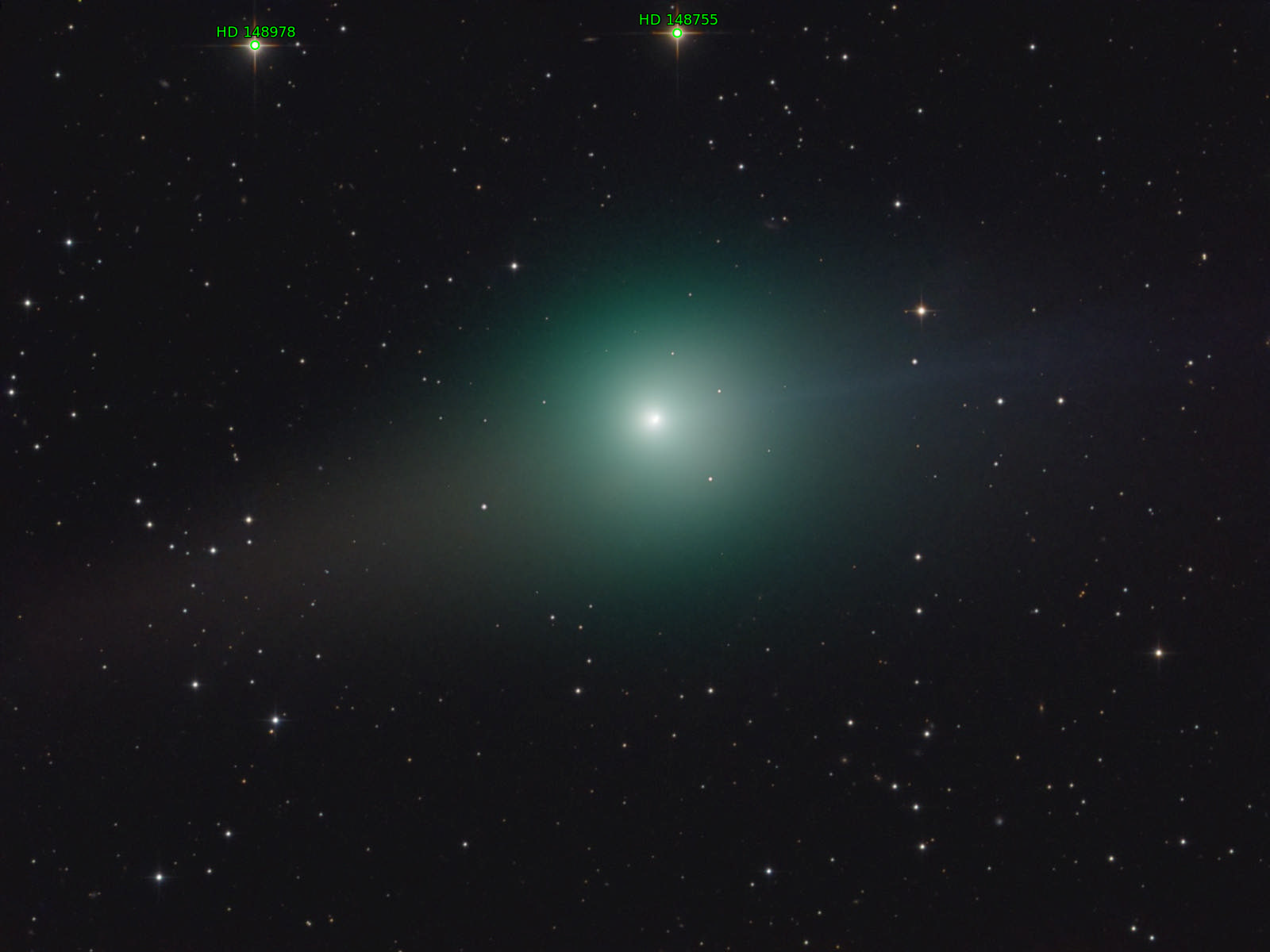 Sternkarten-Overlay (Astrometry.net)