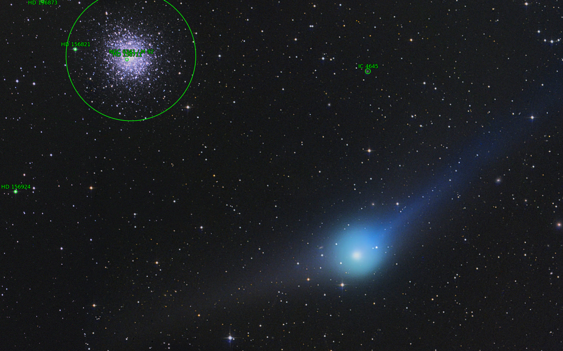 Sternkarten-Overlay (Astrometry.net)