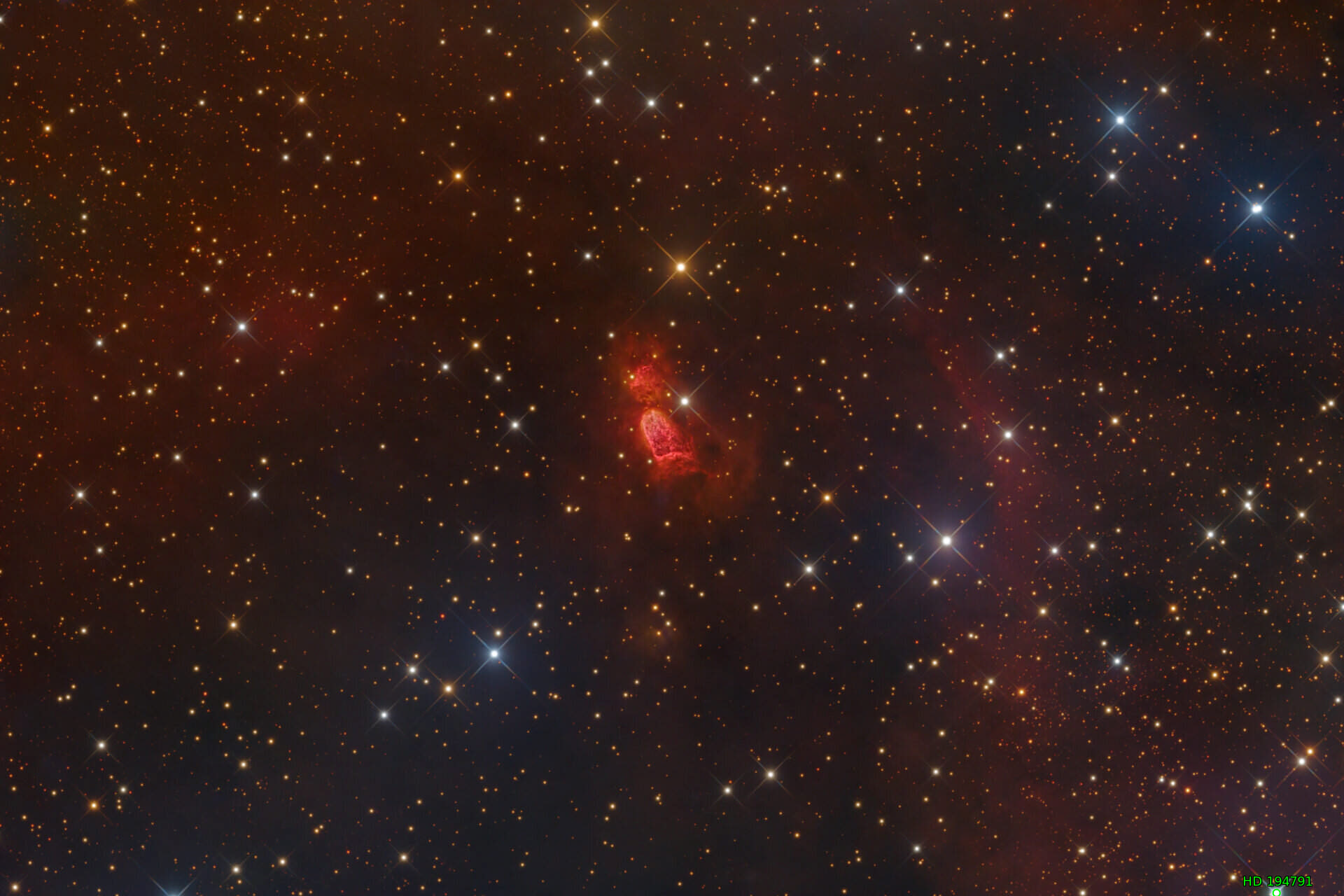 Sternkarten-Overlay (Astrometry.net)