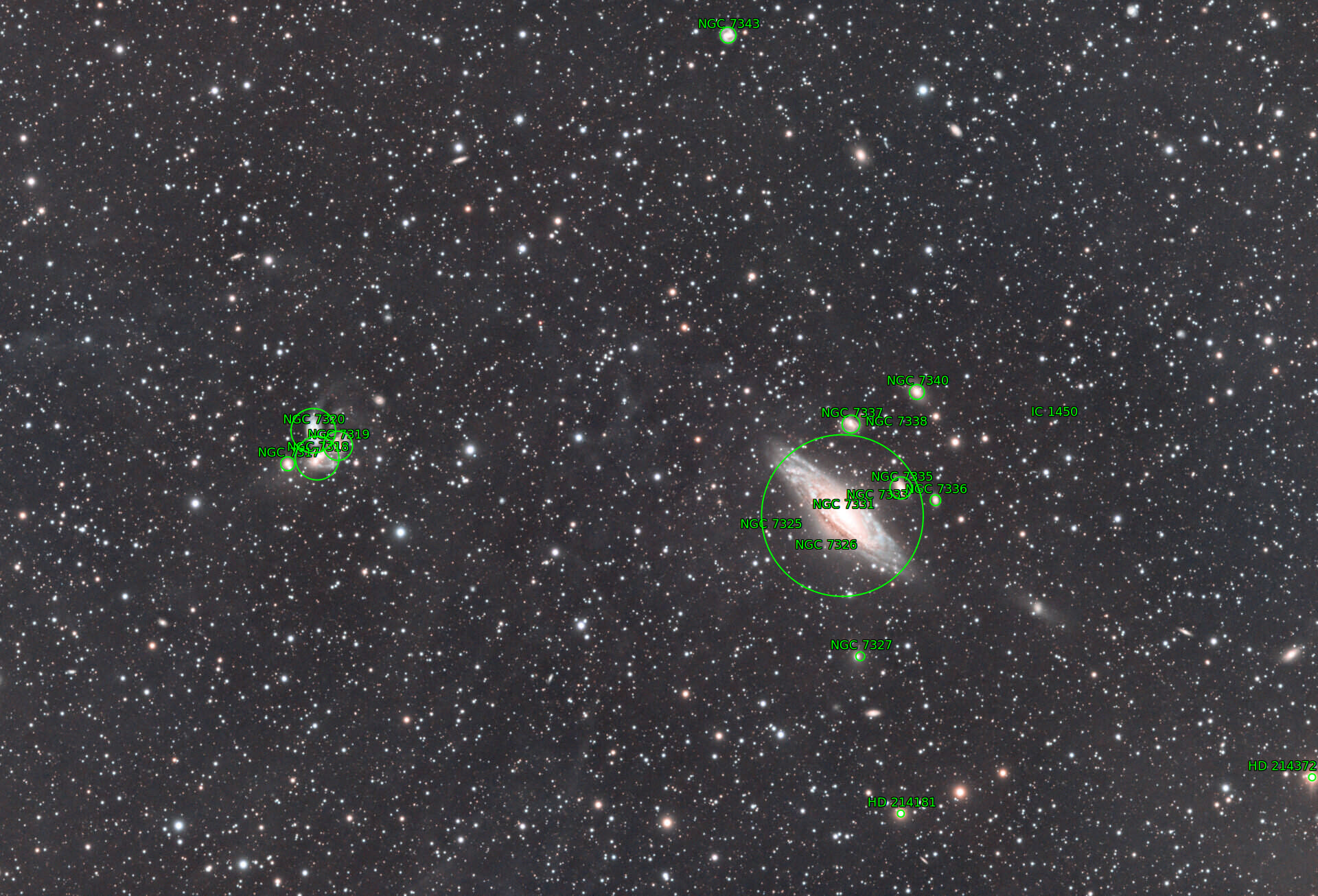 Sternkarten-Overlay (Astrometry.net)