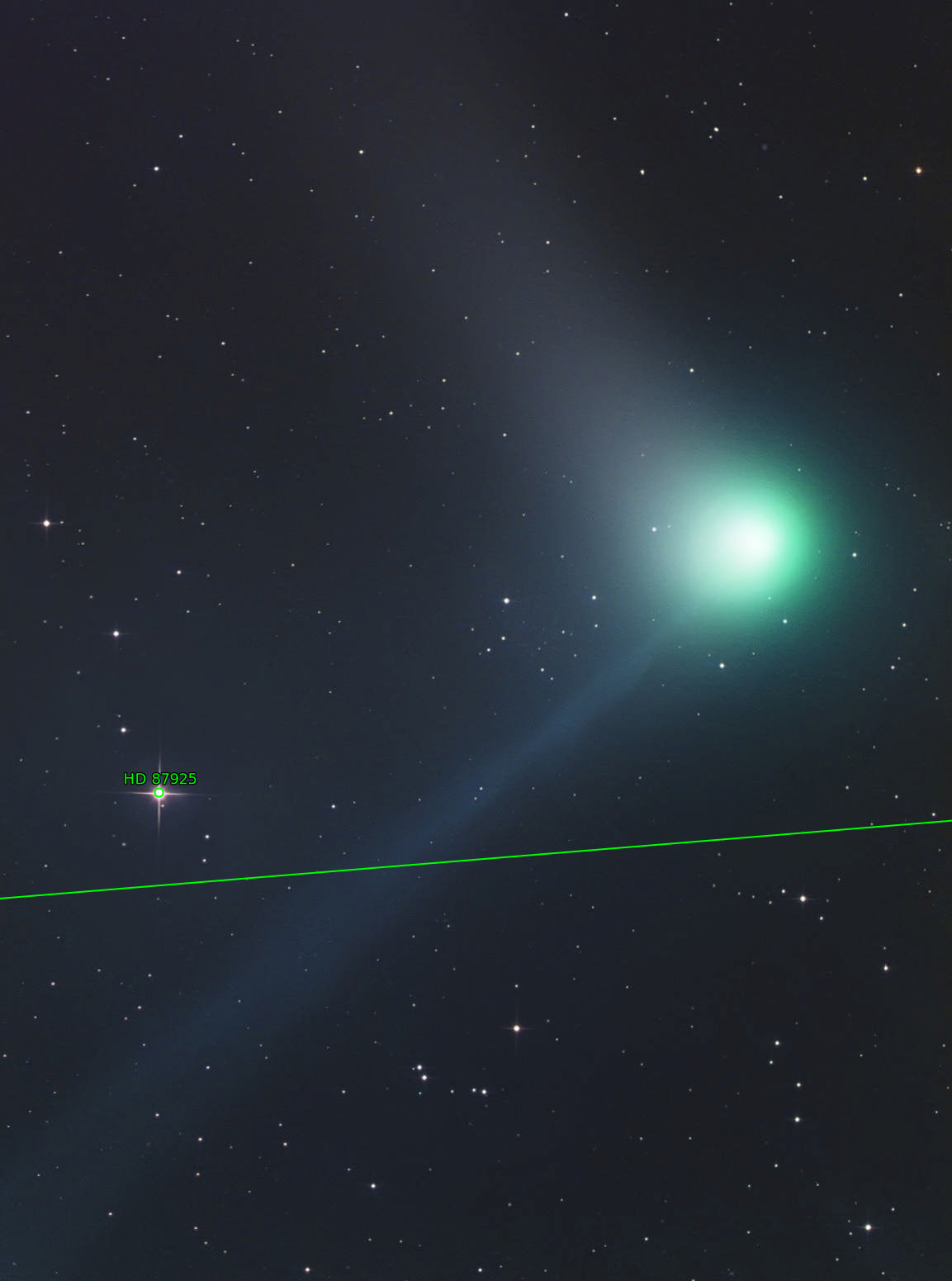 Sternkarten-Overlay (Astrometry.net)