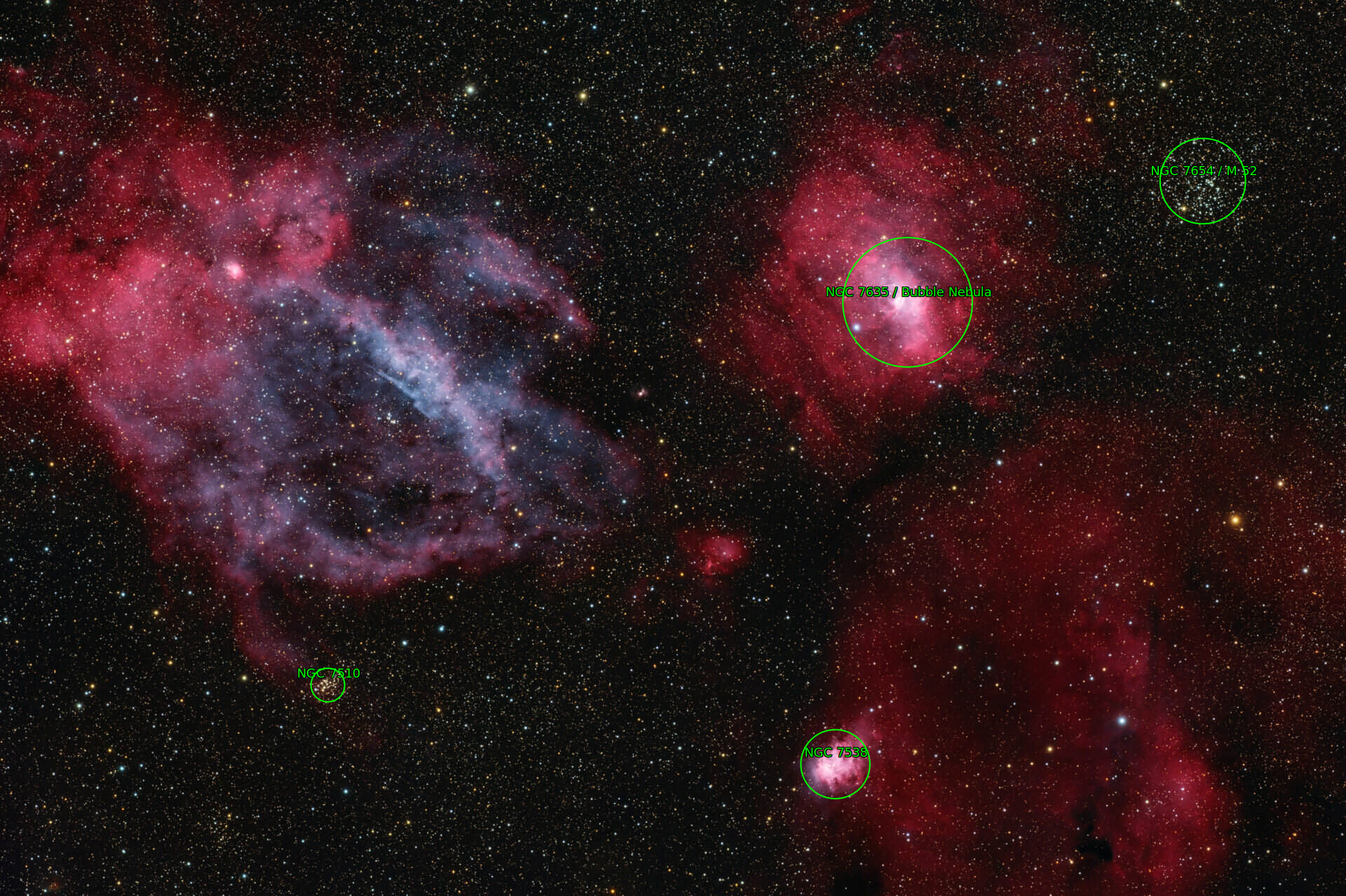 Sternkarten-Overlay (Astrometry.net)