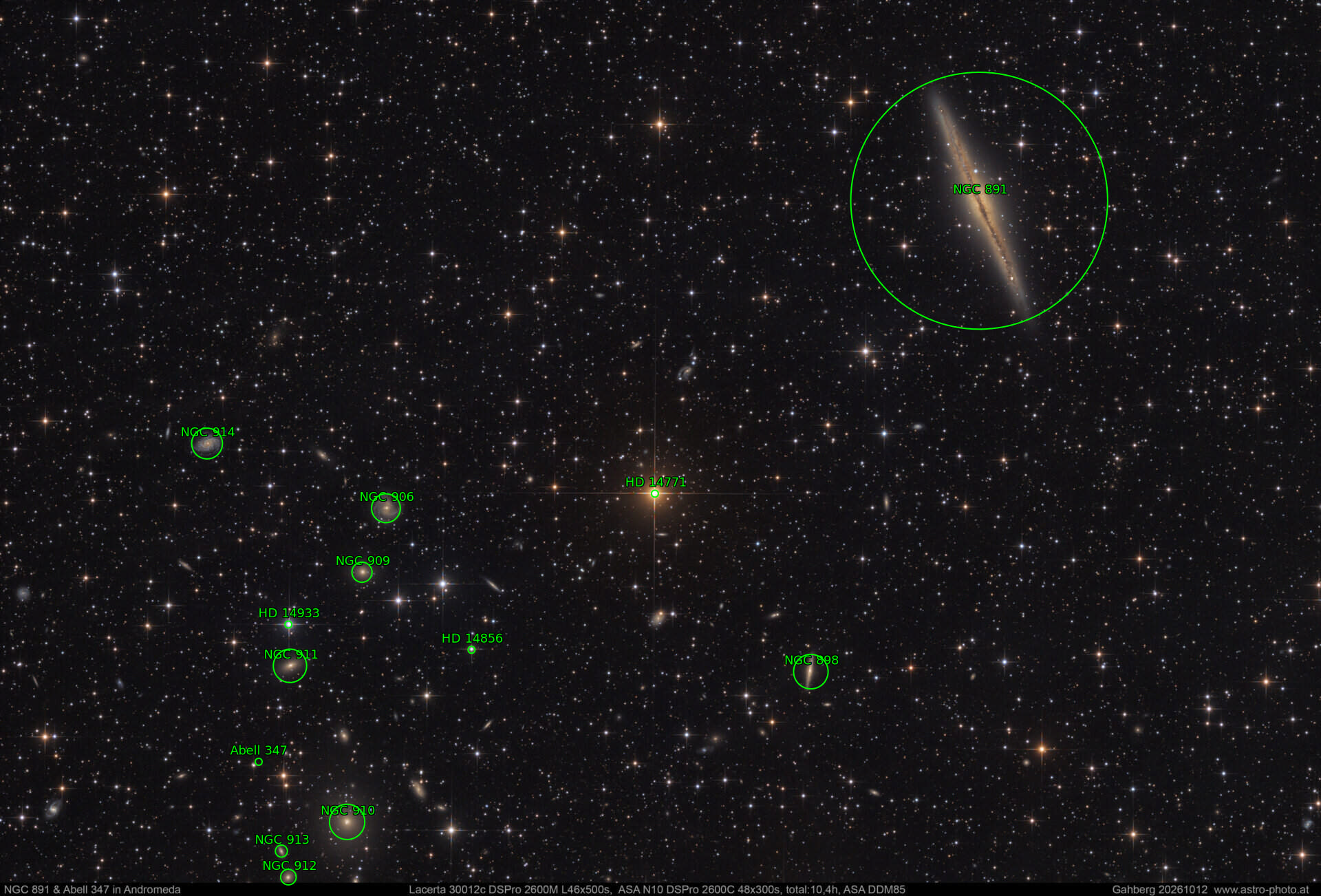 Sternkarten-Overlay (Astrometry.net)