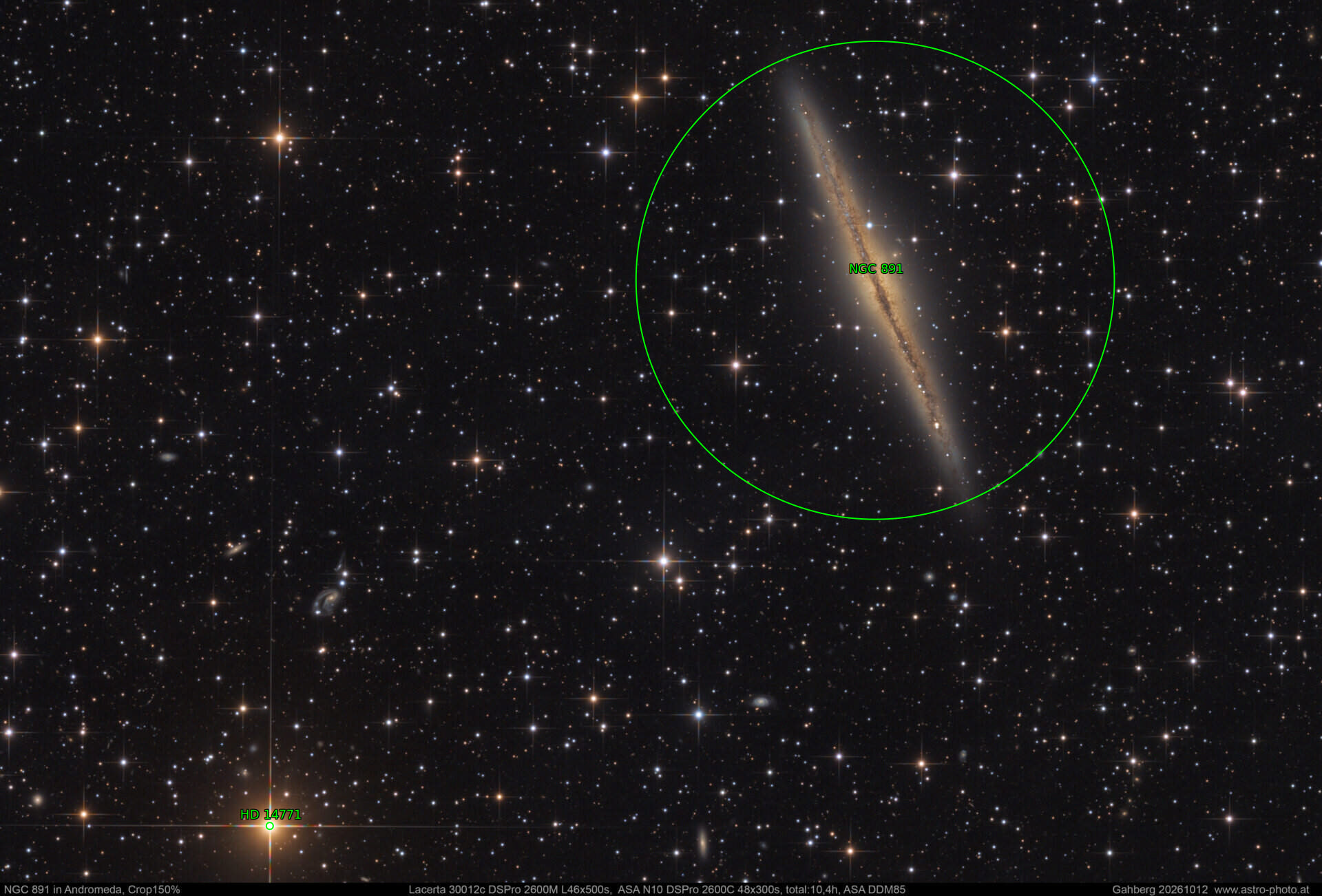 Sternkarten-Overlay (Astrometry.net)