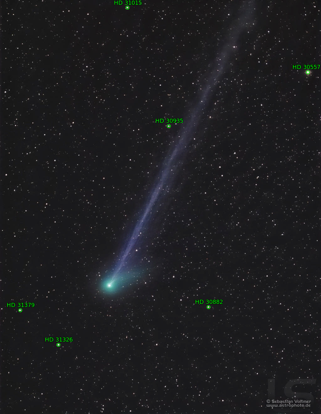 Sternkarten-Overlay (Astrometry.net)