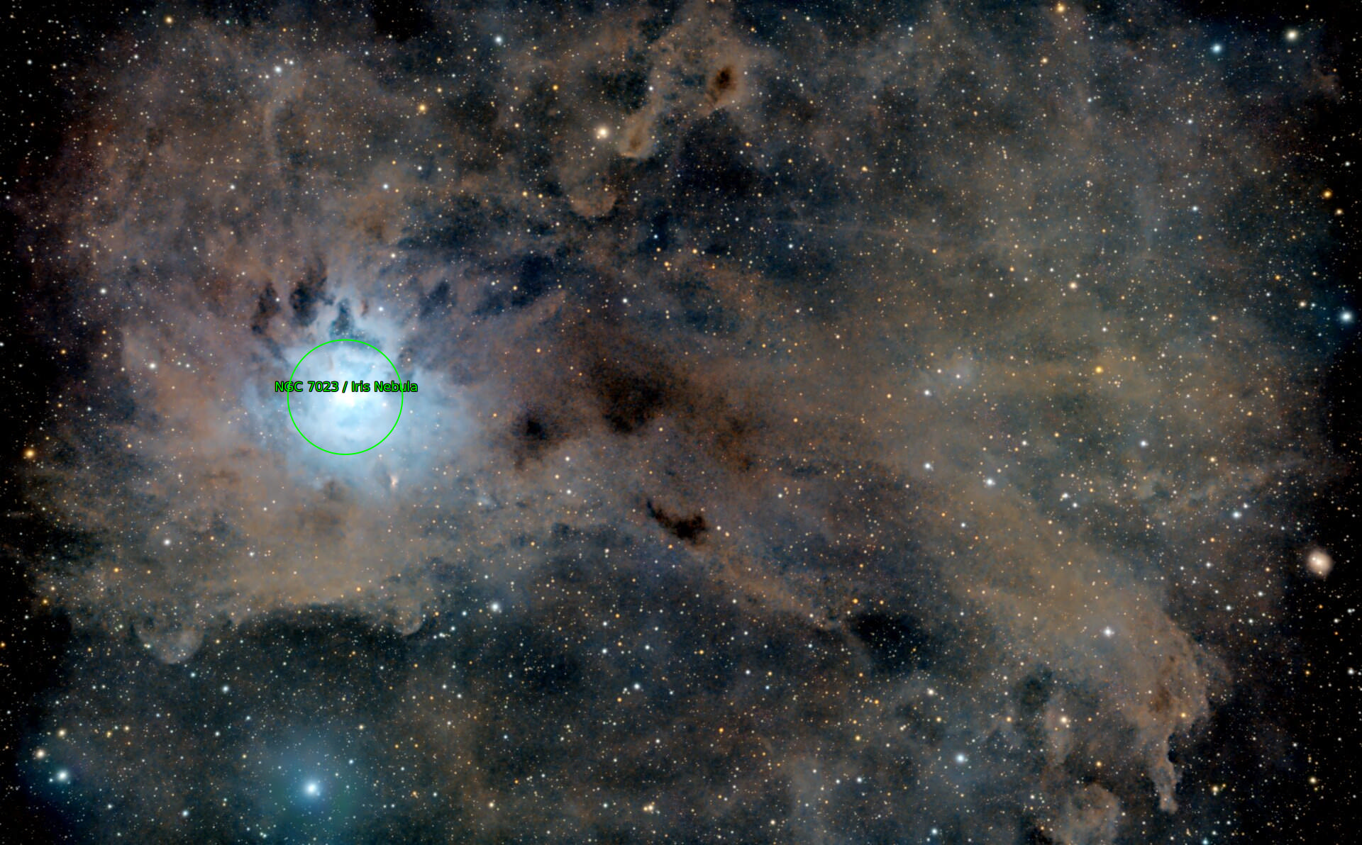 Sternkarten-Overlay (Astrometry.net)