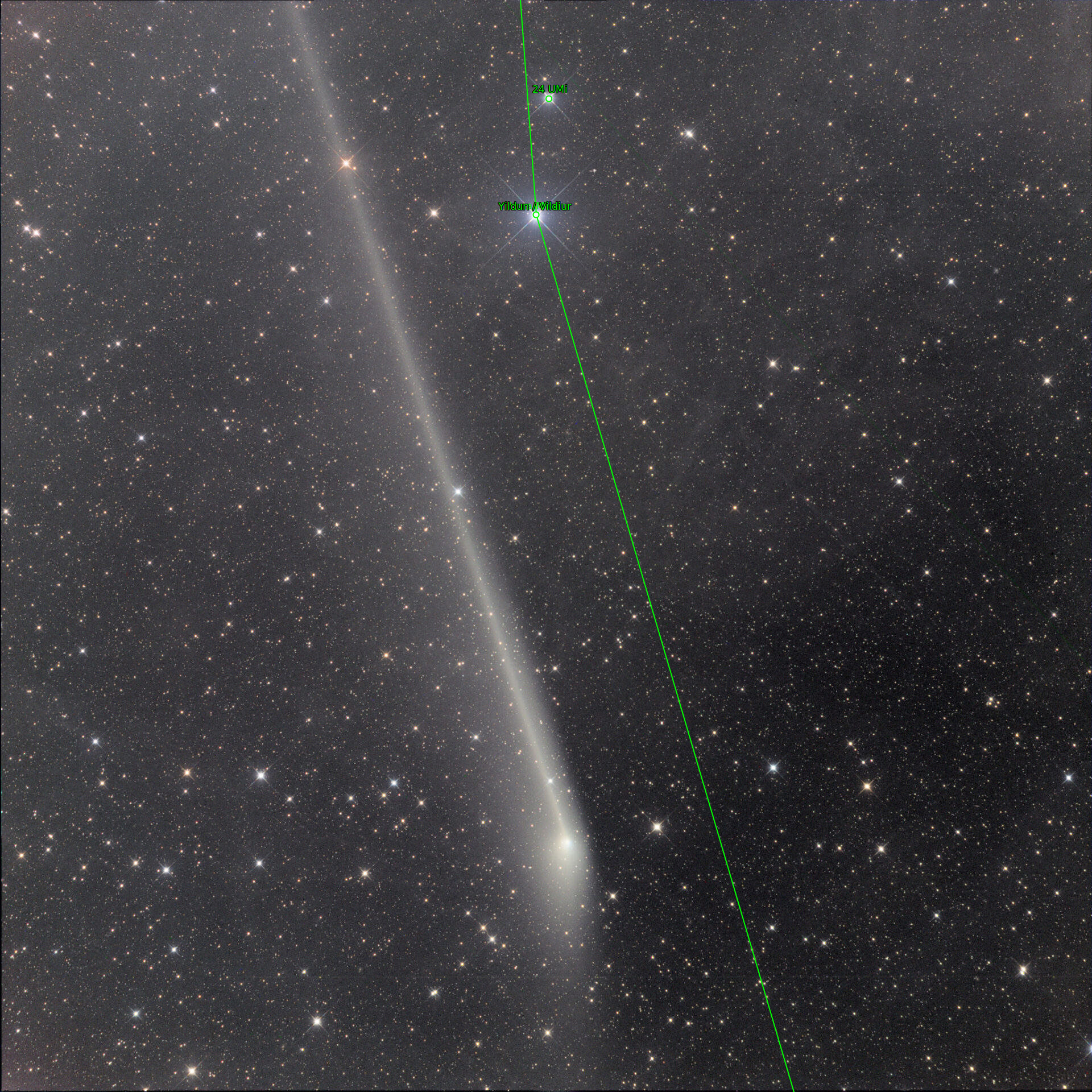 Sternkarten-Overlay (Astrometry.net)