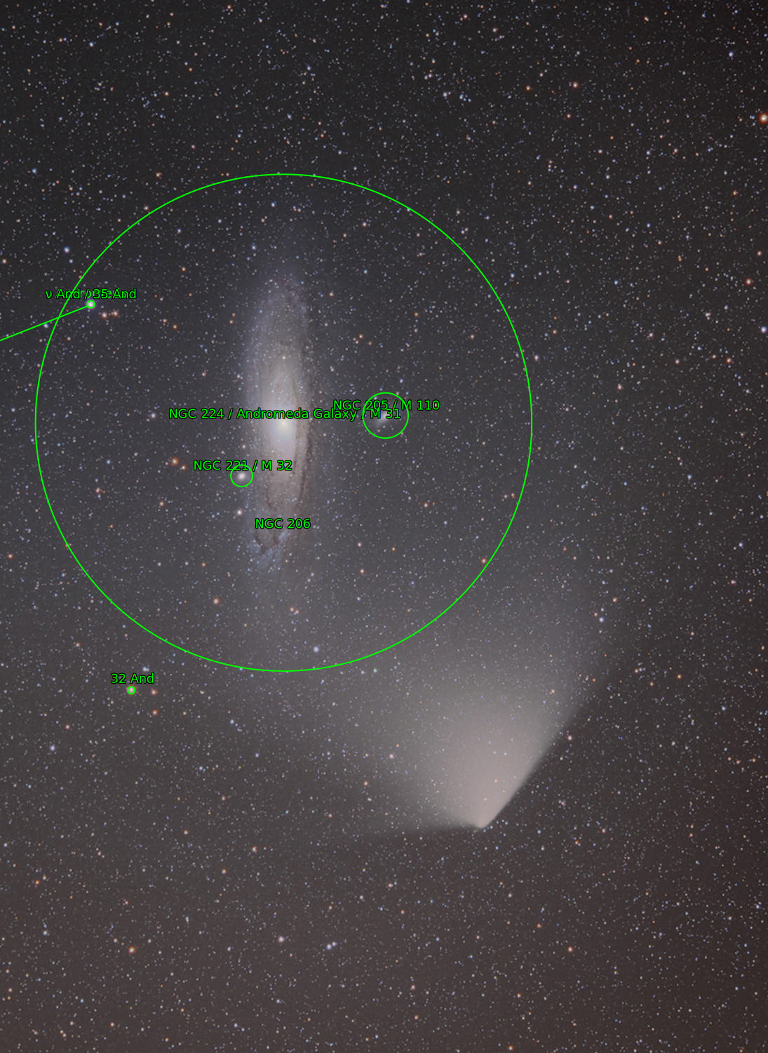 Sternkarten-Overlay (Astrometry.net)