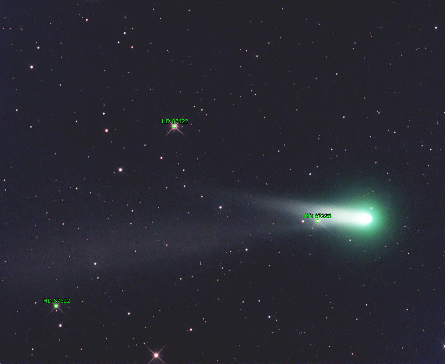Sternkarten-Overlay (Astrometry.net)