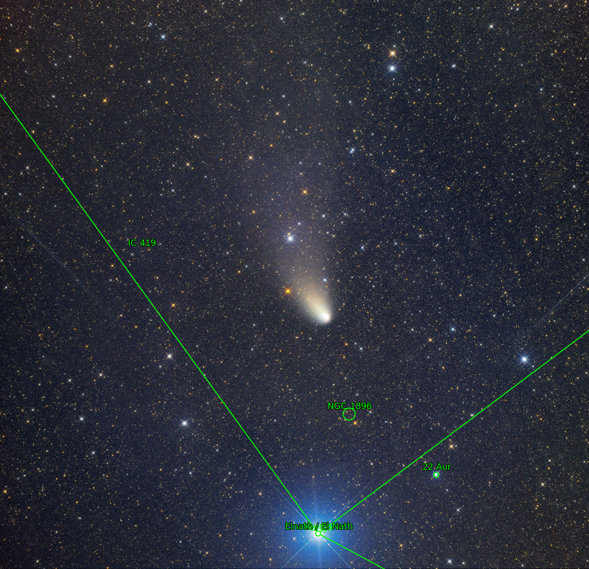 Sternkarten-Overlay (Astrometry.net)