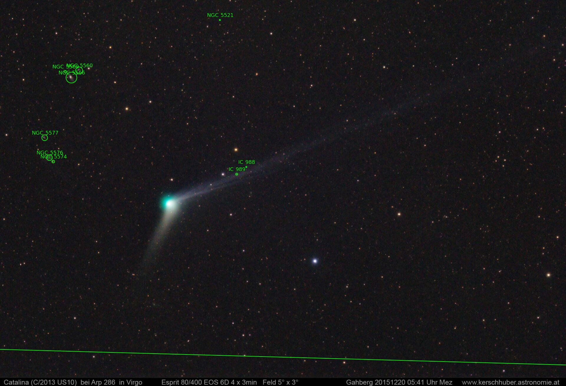 Sternkarten-Overlay (Astrometry.net)