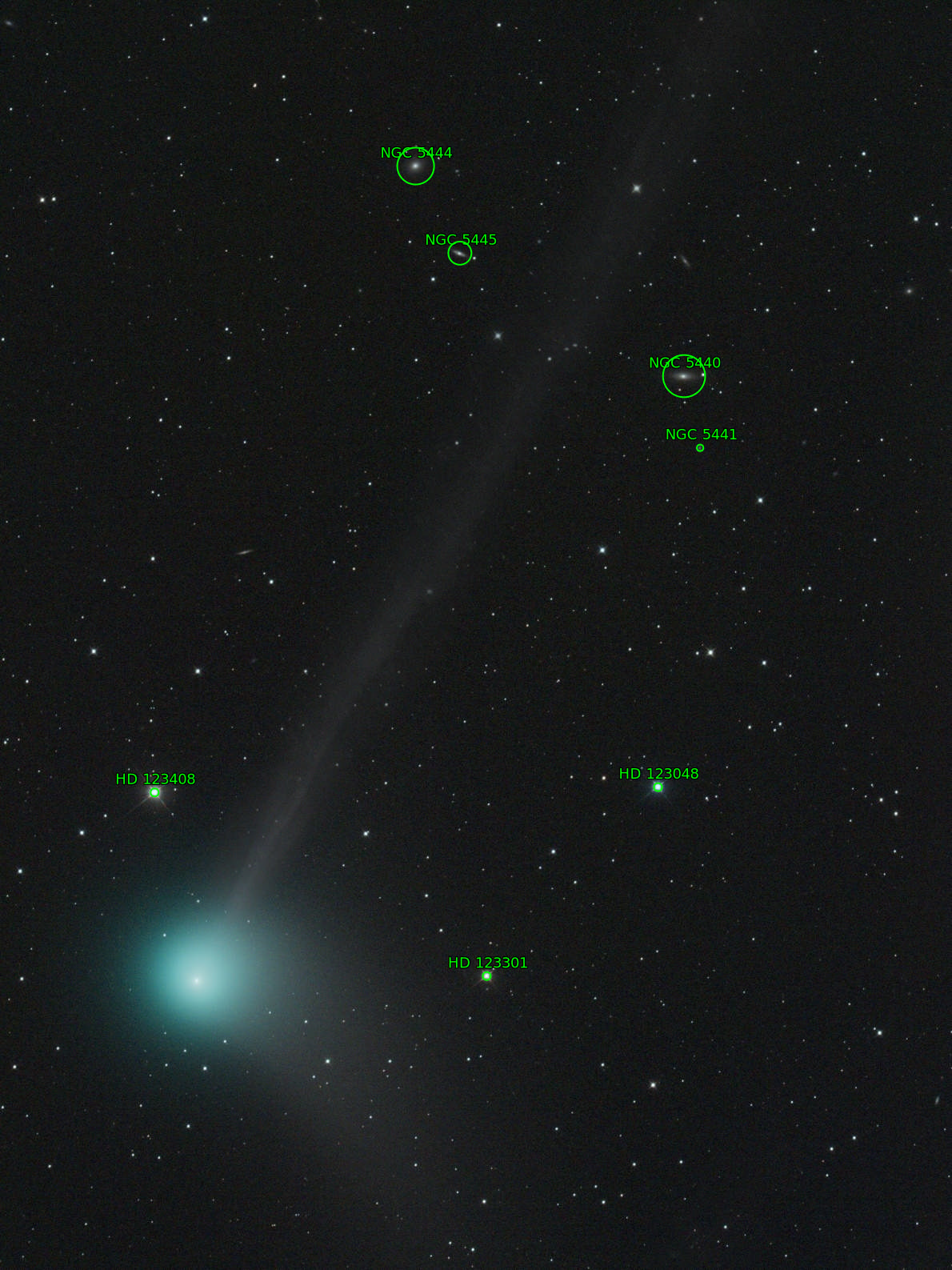 Sternkarten-Overlay (Astrometry.net)
