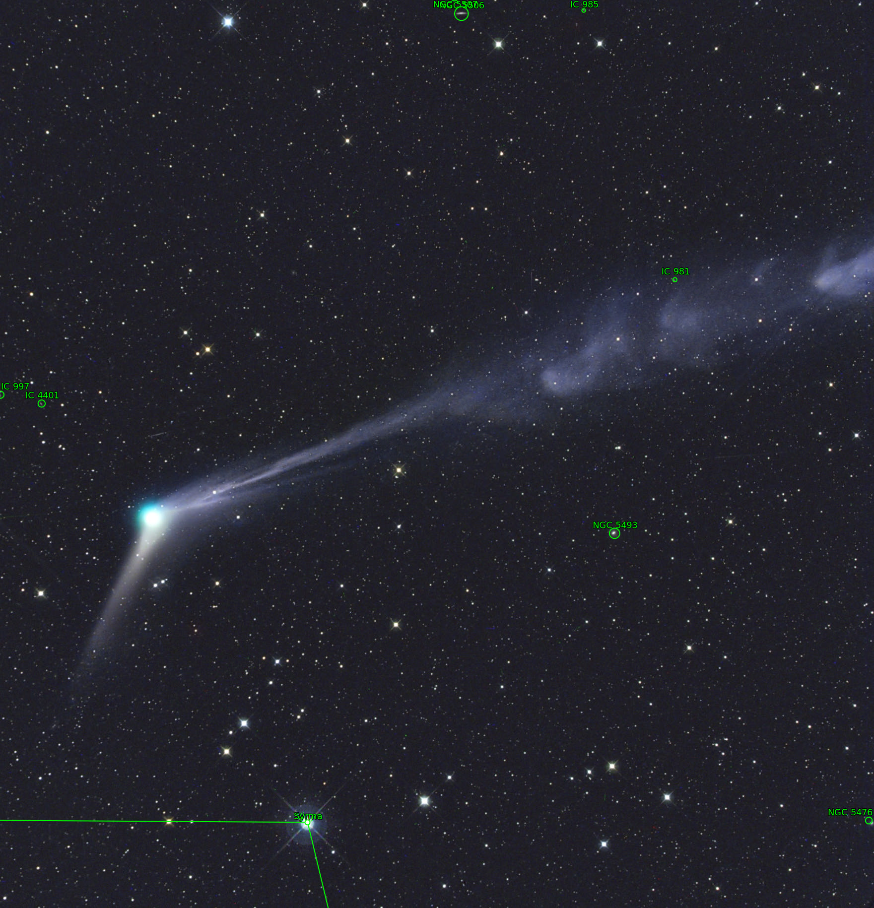 Sternkarten-Overlay (Astrometry.net)