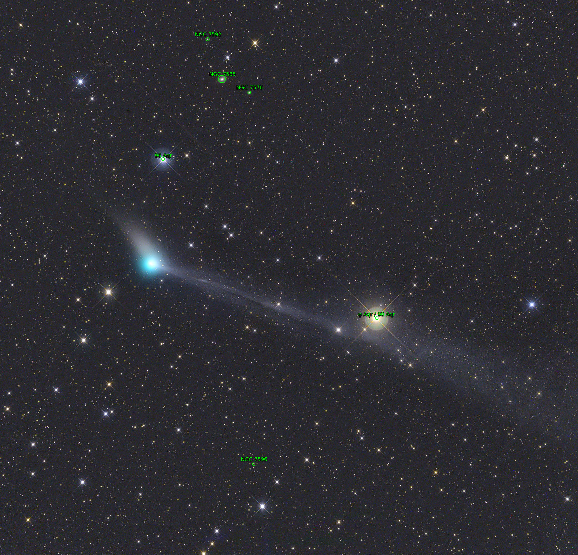 Sternkarten-Overlay (Astrometry.net)