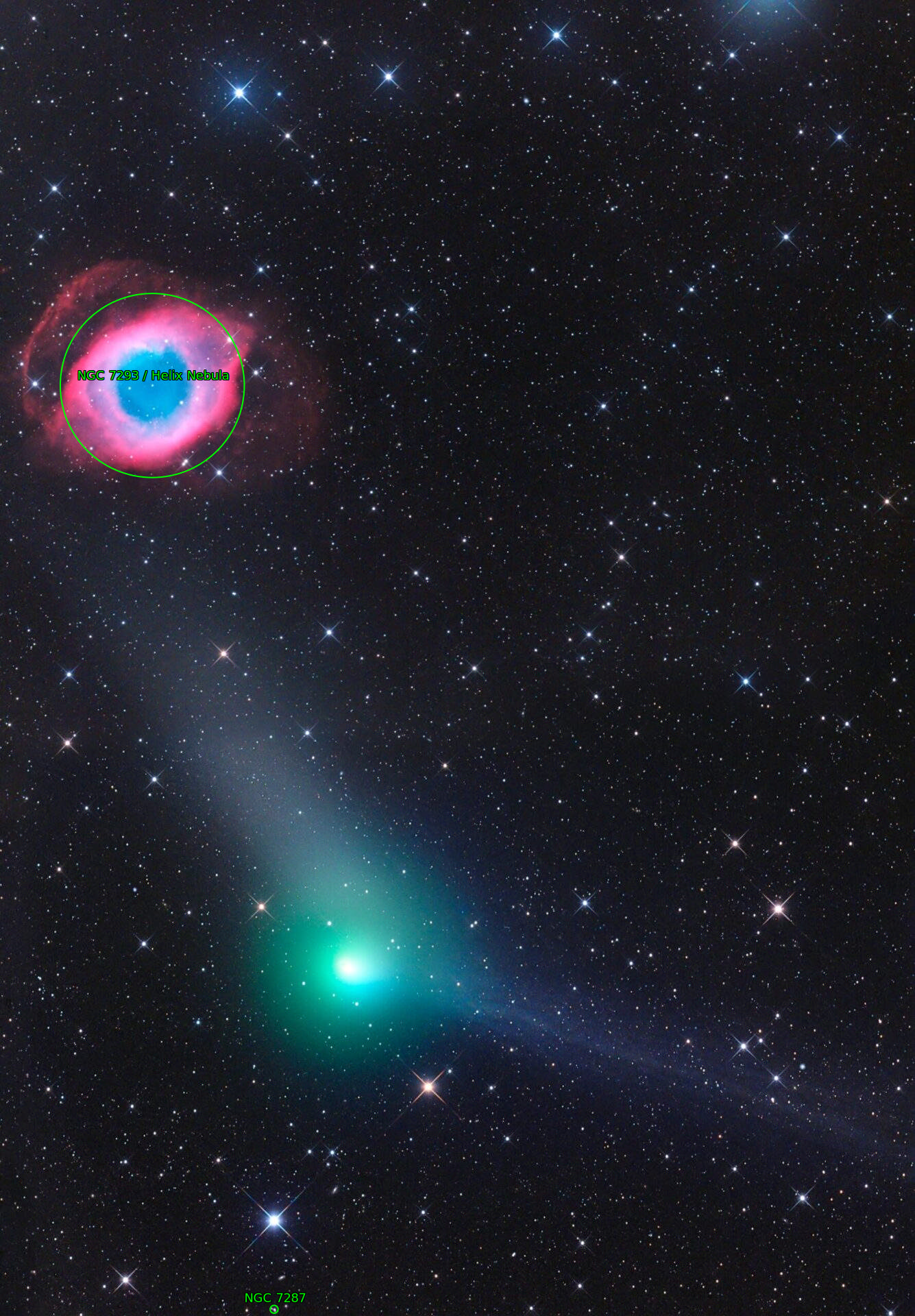 Sternkarten-Overlay (Astrometry.net)