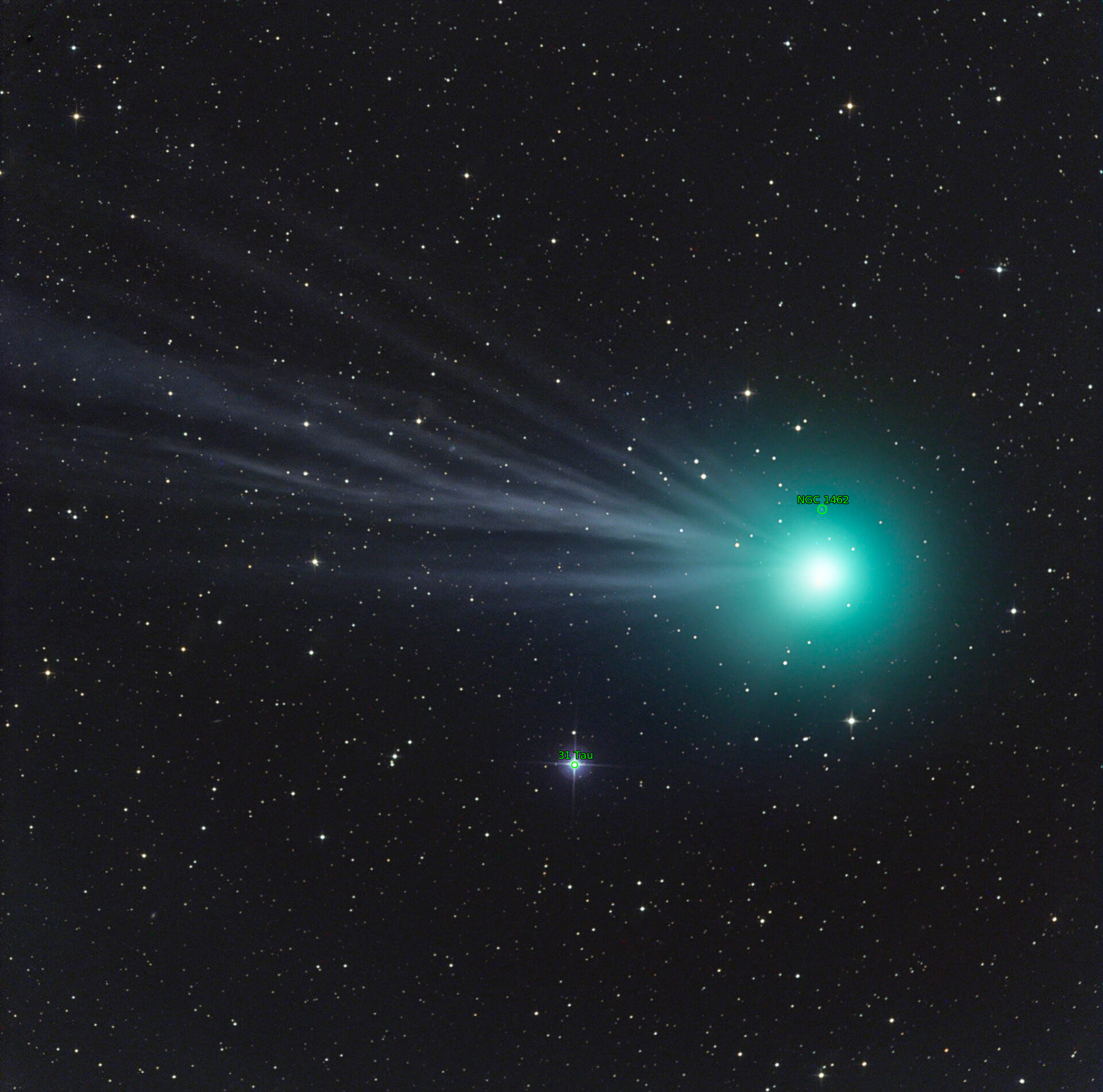 Sternkarten-Overlay (Astrometry.net)