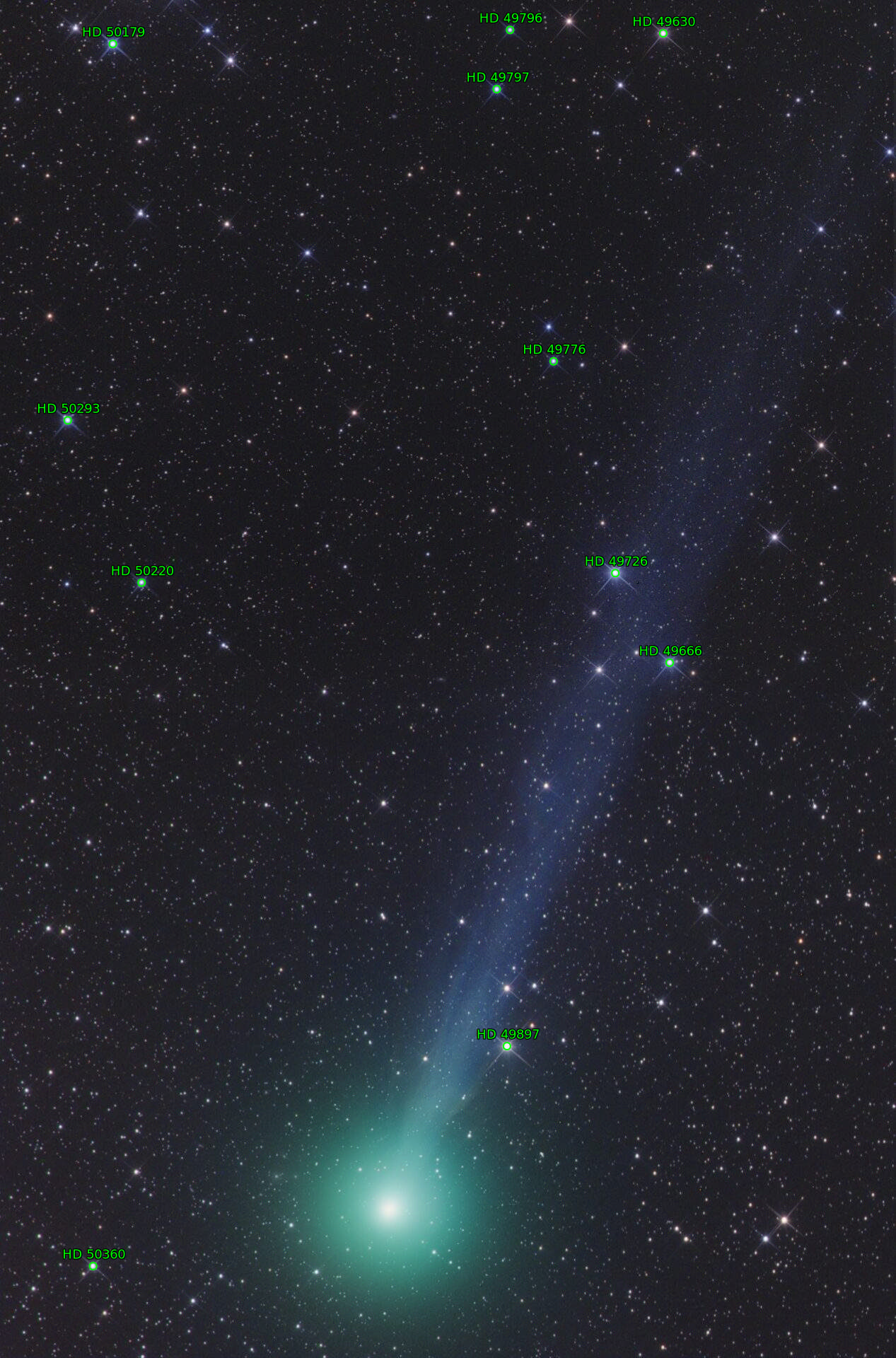 Sternkarten-Overlay (Astrometry.net)