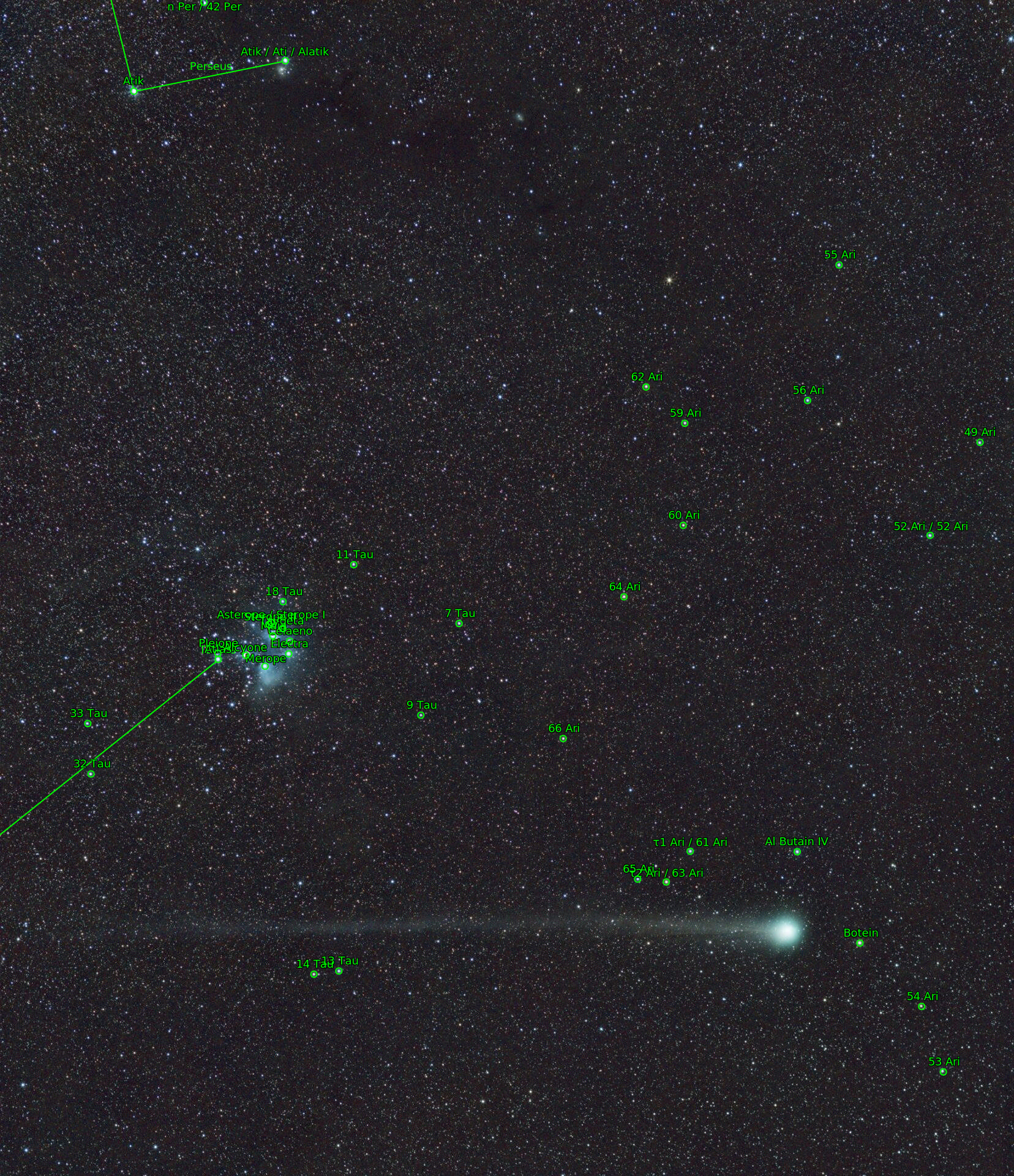 Sternkarten-Overlay (Astrometry.net)