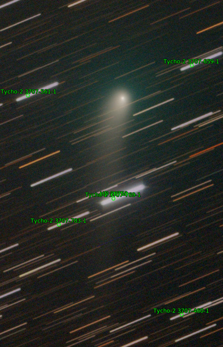 Sternkarten-Overlay (Astrometry.net)