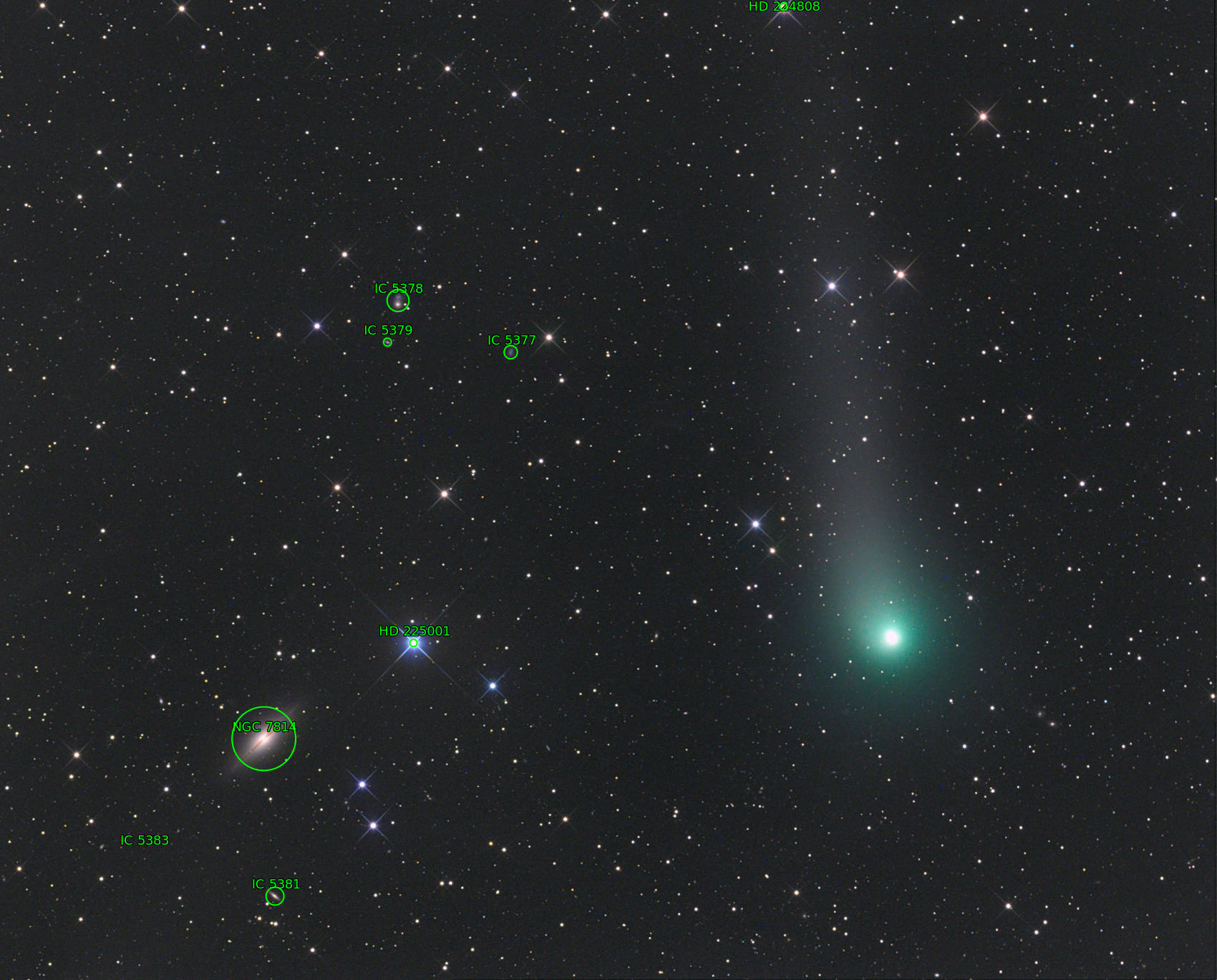 Sternkarten-Overlay (Astrometry.net)
