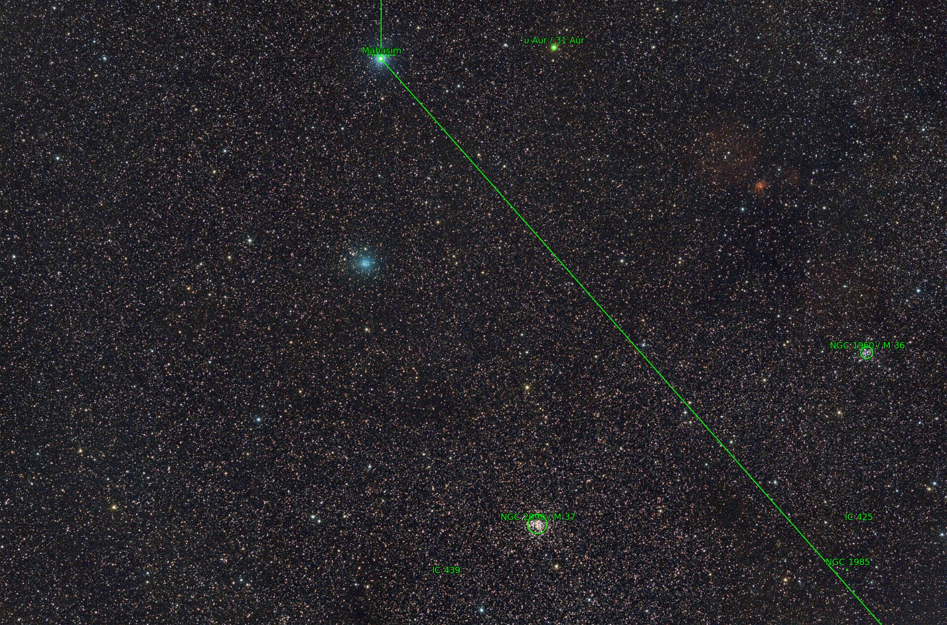 Sternkarten-Overlay (Astrometry.net)