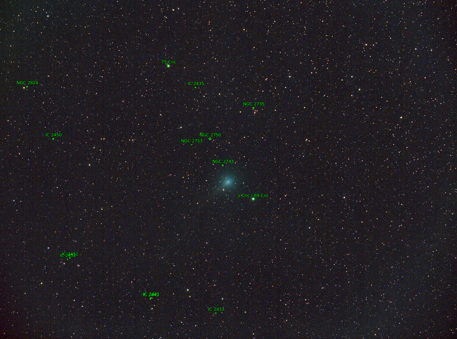 Sternkarten-Overlay (Astrometry.net)