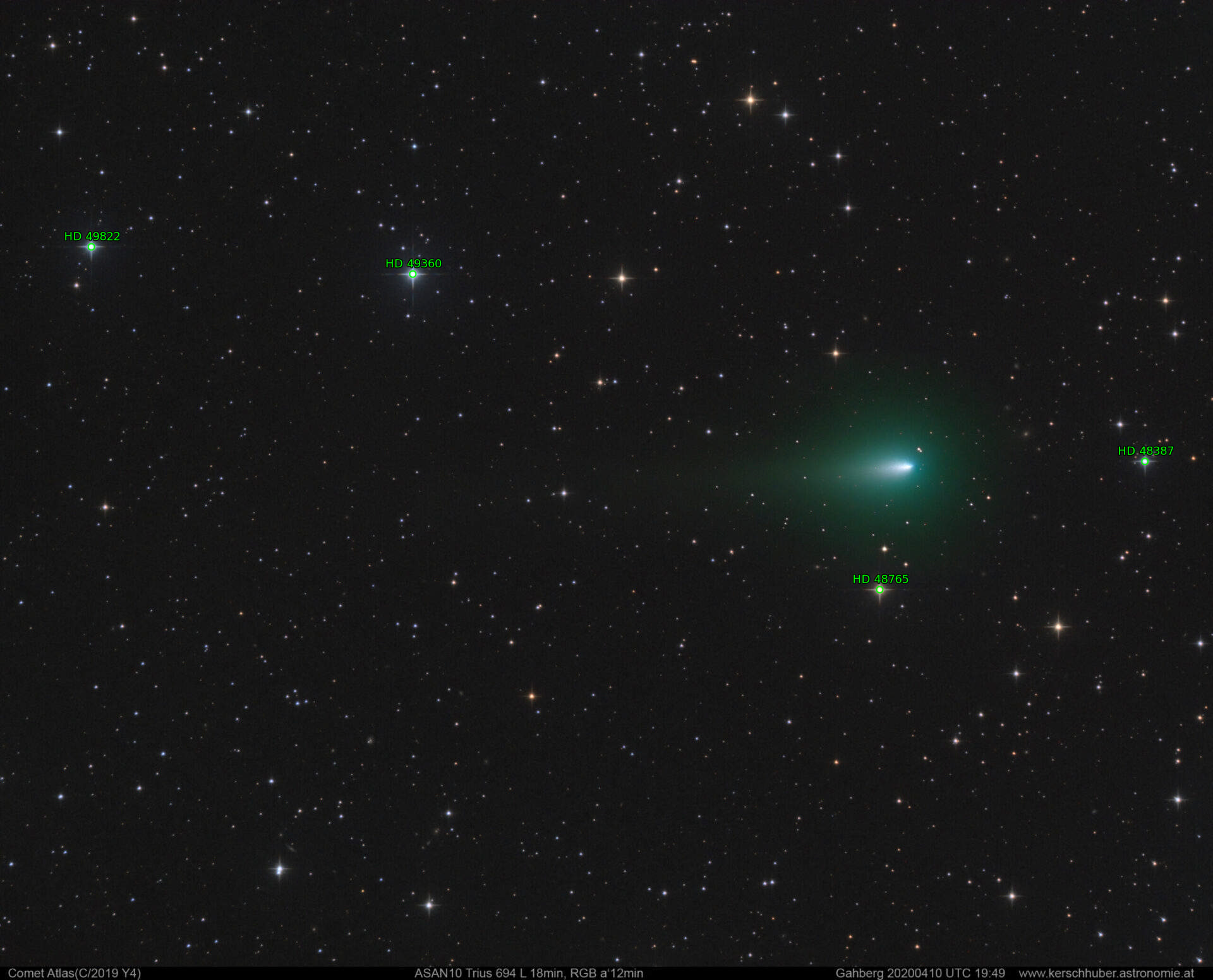 Sternkarten-Overlay (Astrometry.net)