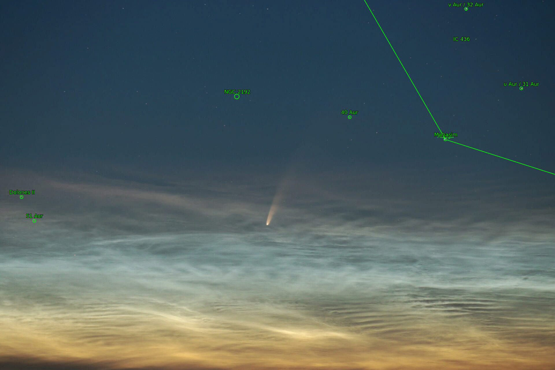 Sternkarten-Overlay (Astrometry.net)
