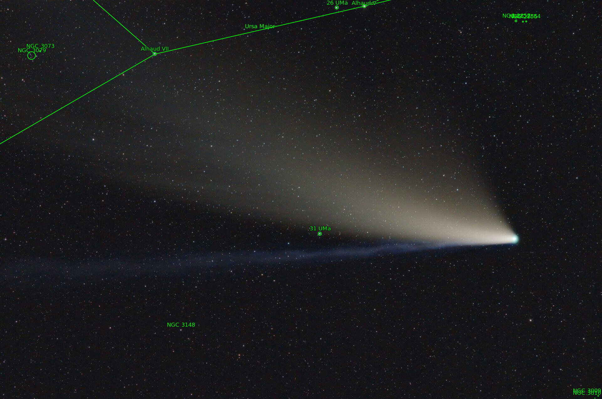 Sternkarten-Overlay (Astrometry.net)
