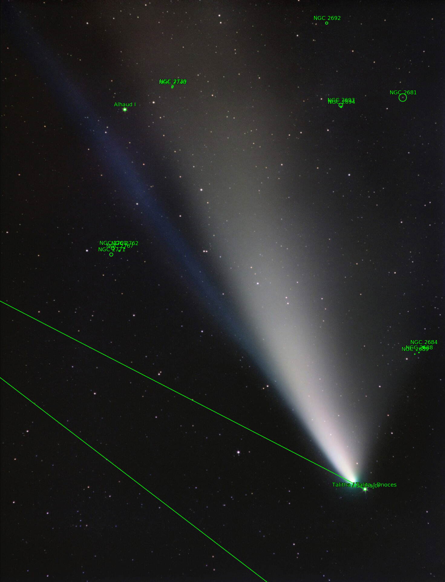 Sternkarten-Overlay (Astrometry.net)