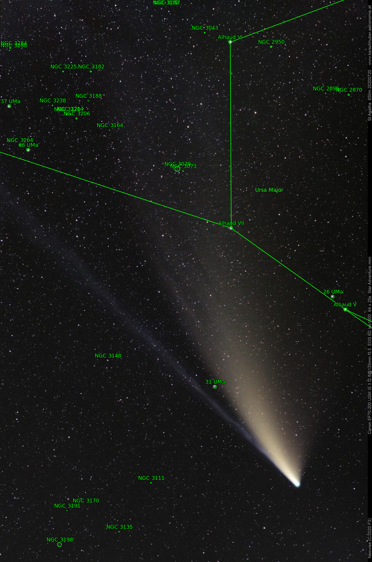 Sternkarten-Overlay (Astrometry.net)