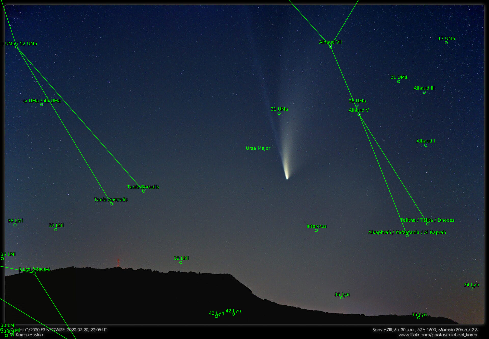 Sternkarten-Overlay (Astrometry.net)