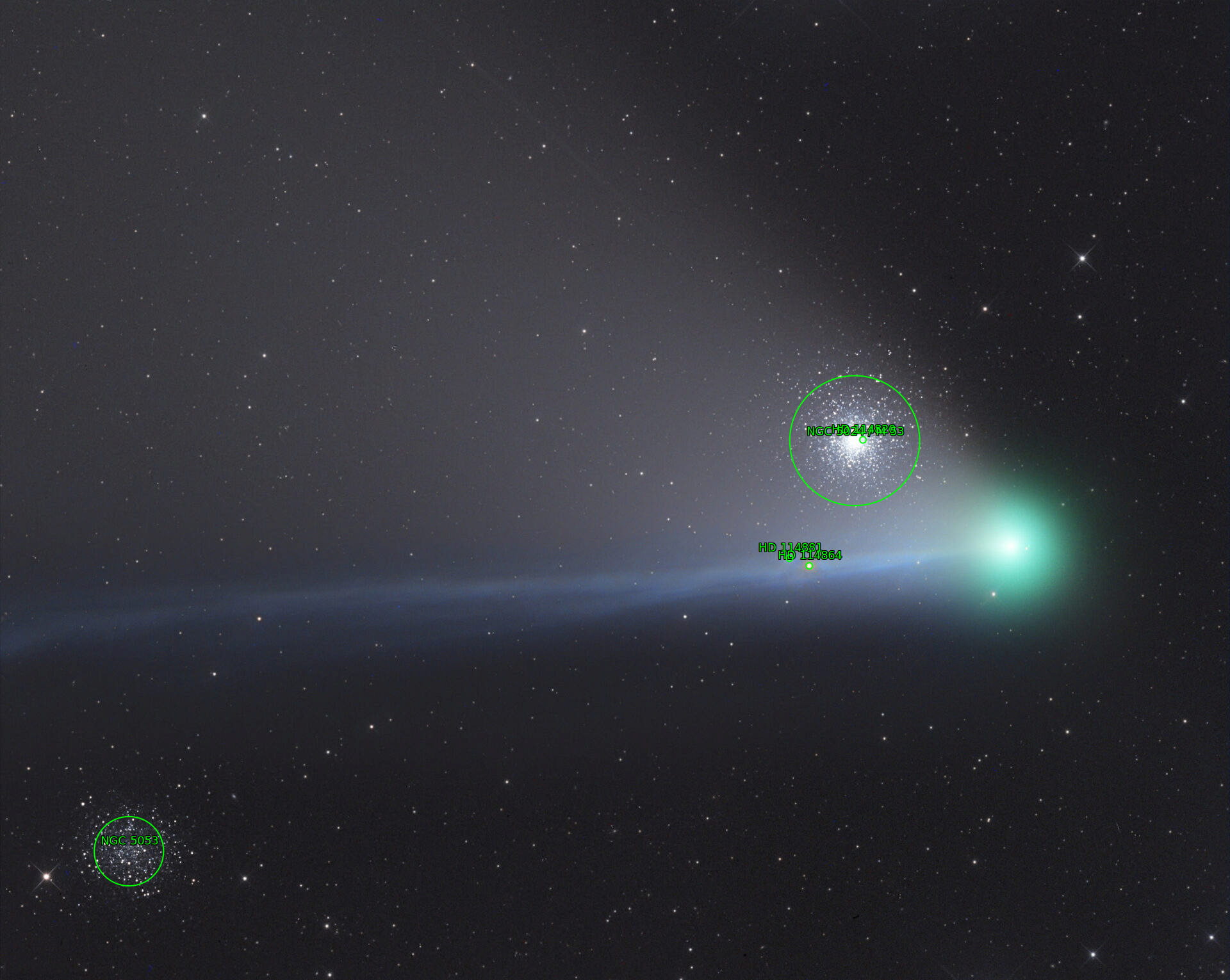 Sternkarten-Overlay (Astrometry.net)