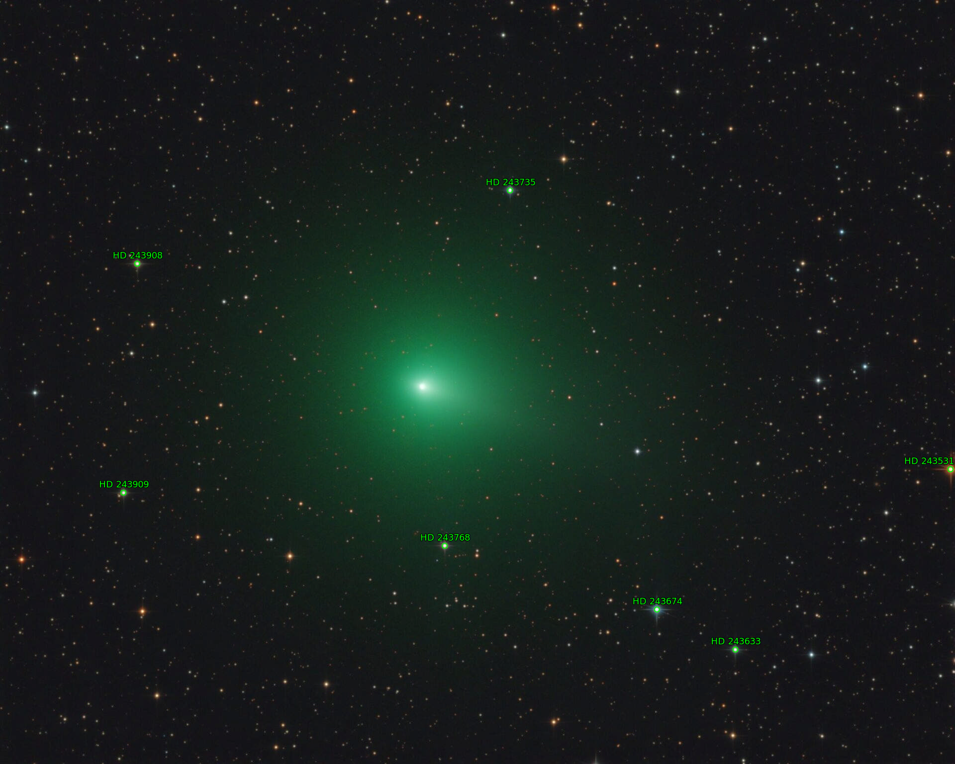 Sternkarten-Overlay (Astrometry.net)