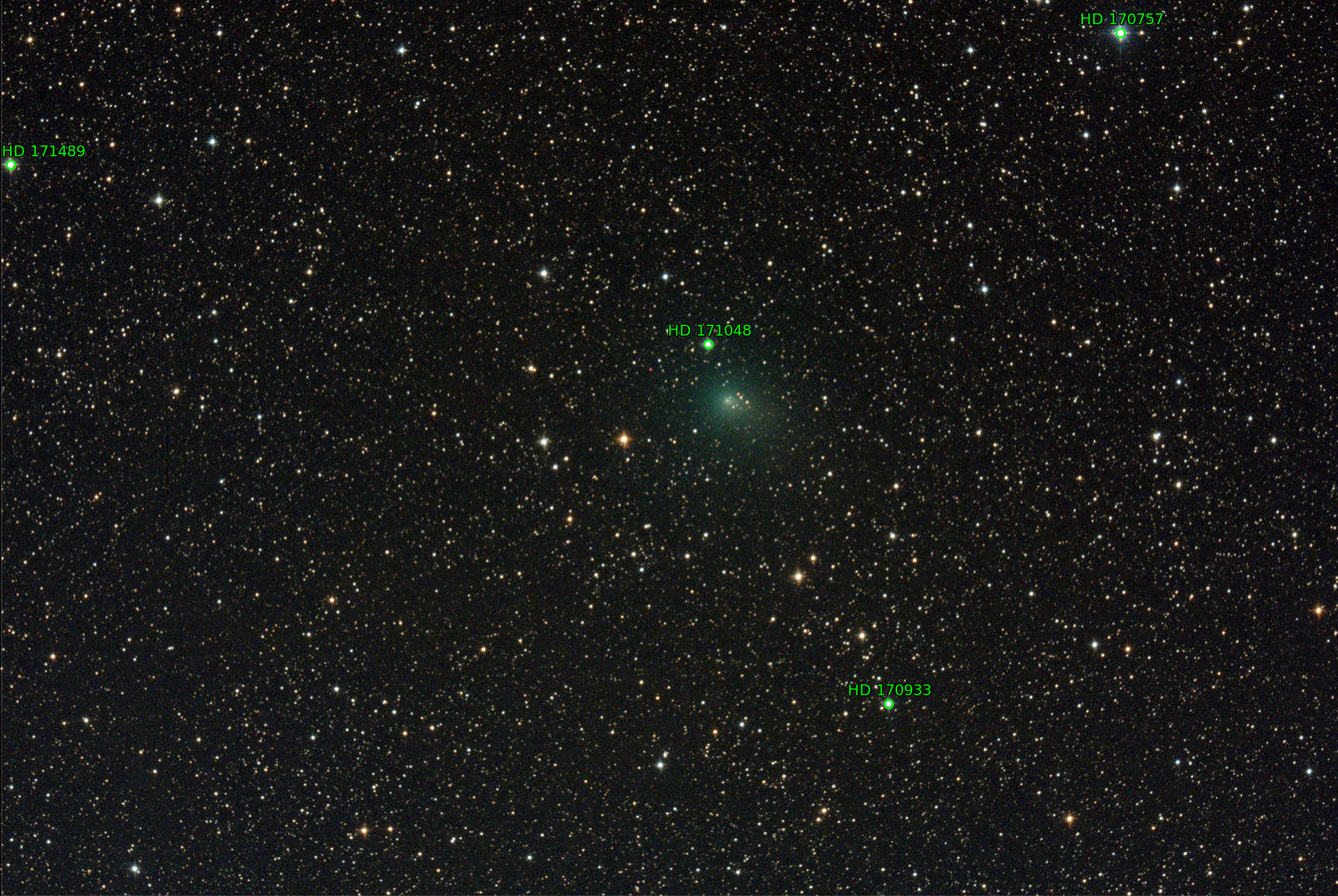 Sternkarten-Overlay (Astrometry.net)