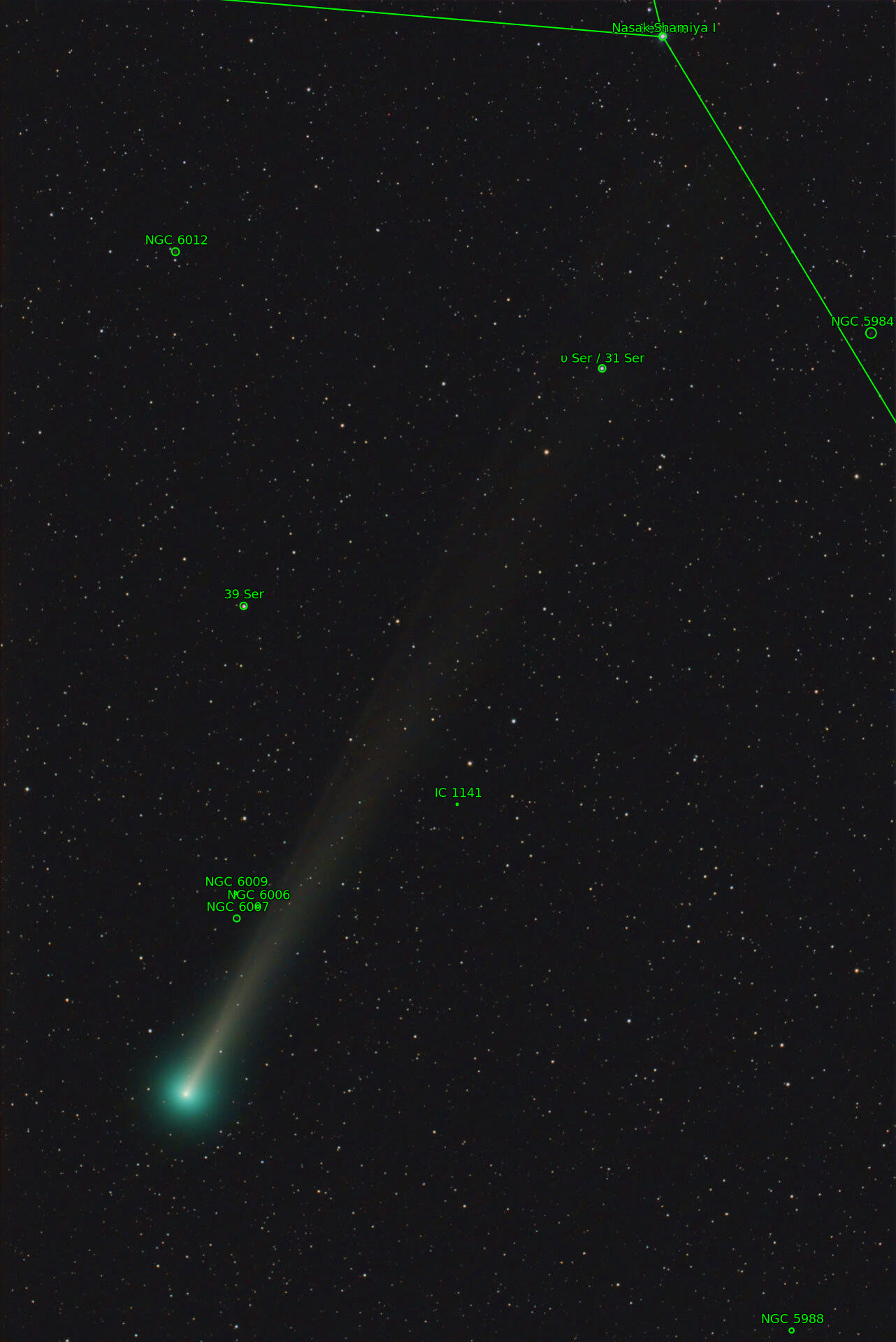 Sternkarten-Overlay (Astrometry.net)