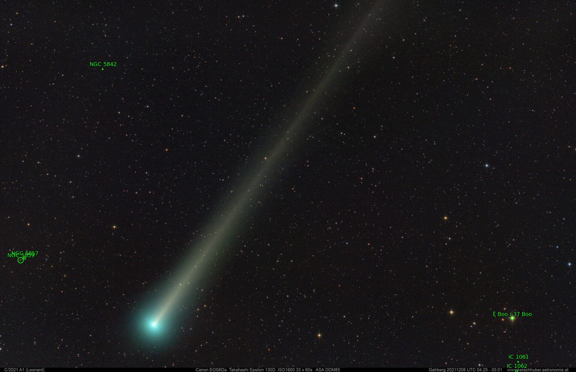 Sternkarten-Overlay (Astrometry.net)
