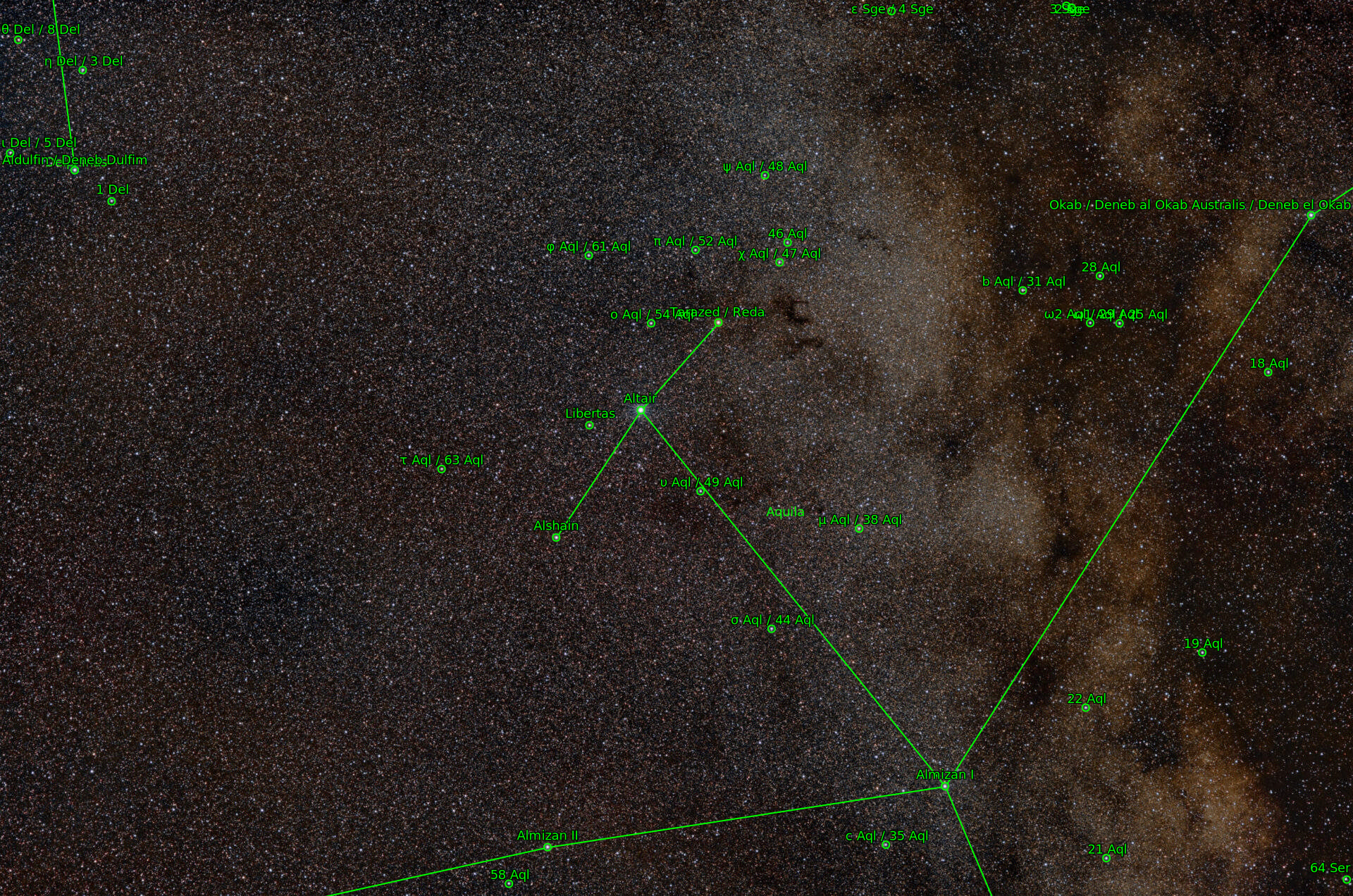 Sternkarten-Overlay (Astrometry.net)