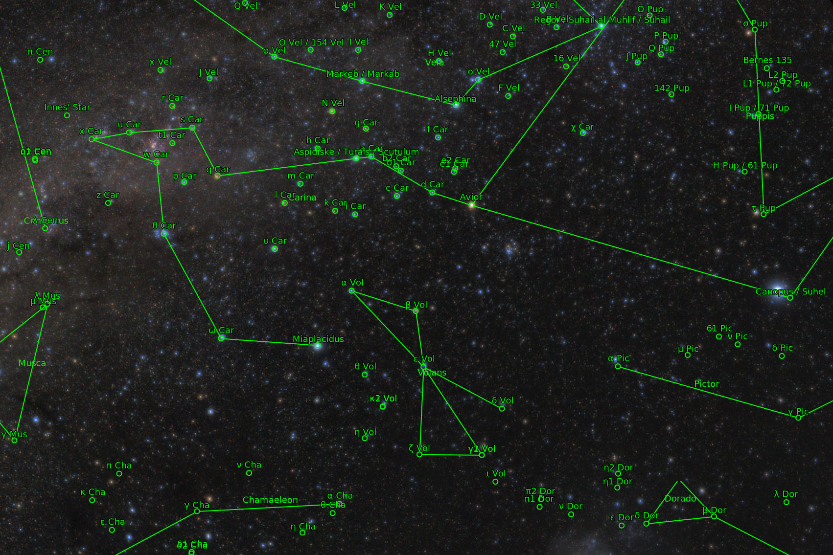 Sternkarten-Overlay (Astrometry.net)
