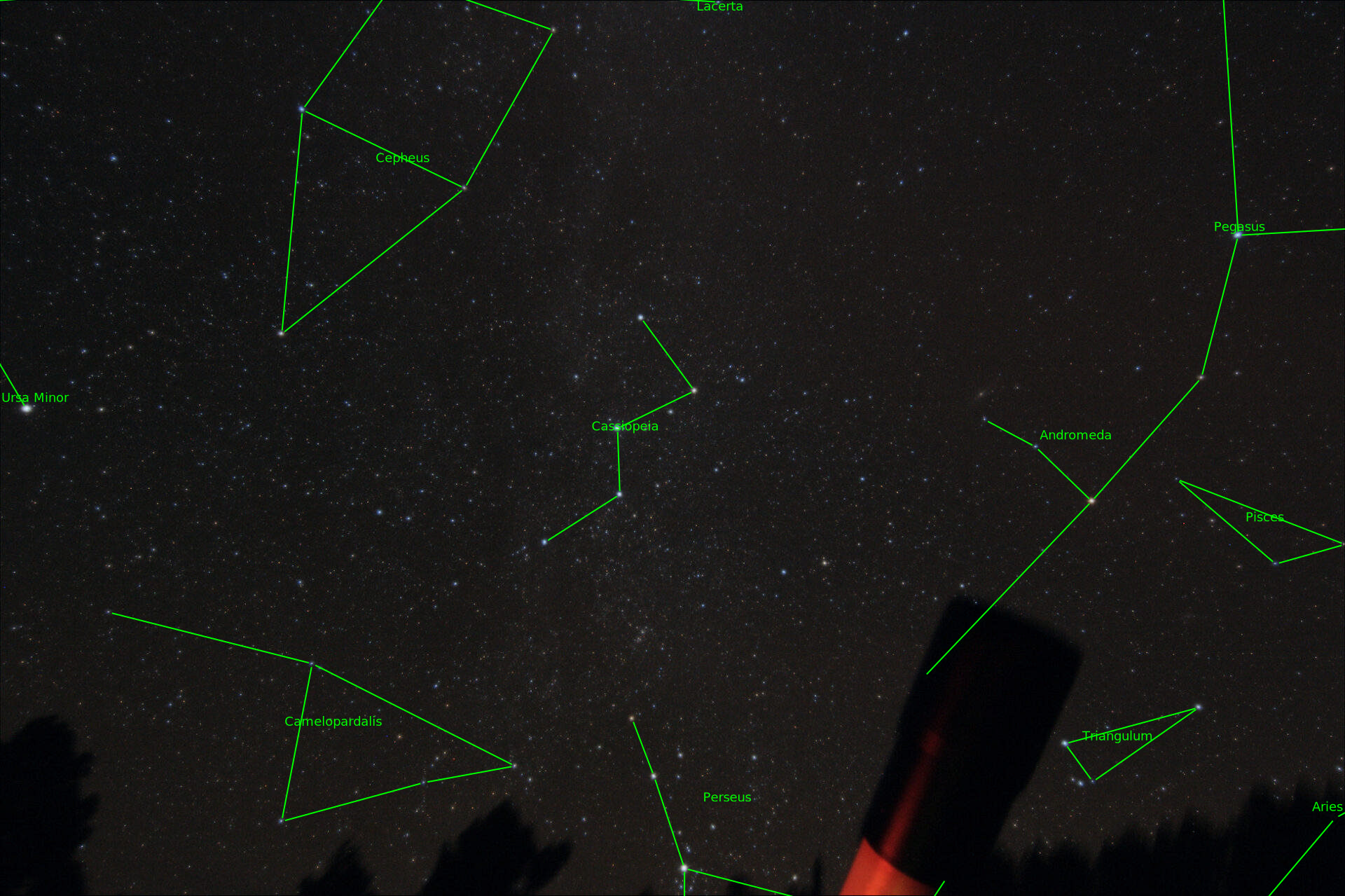 Sternkarten-Overlay (Astrometry.net)