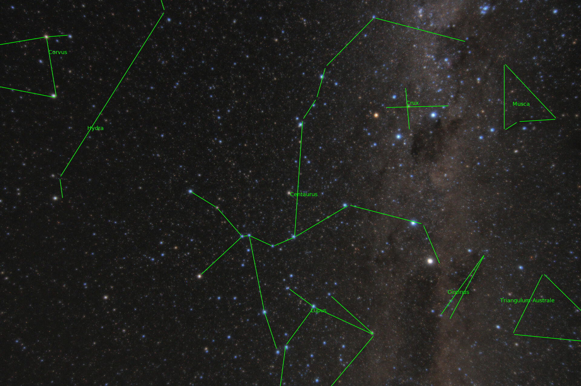 Sternkarten-Overlay (Astrometry.net)