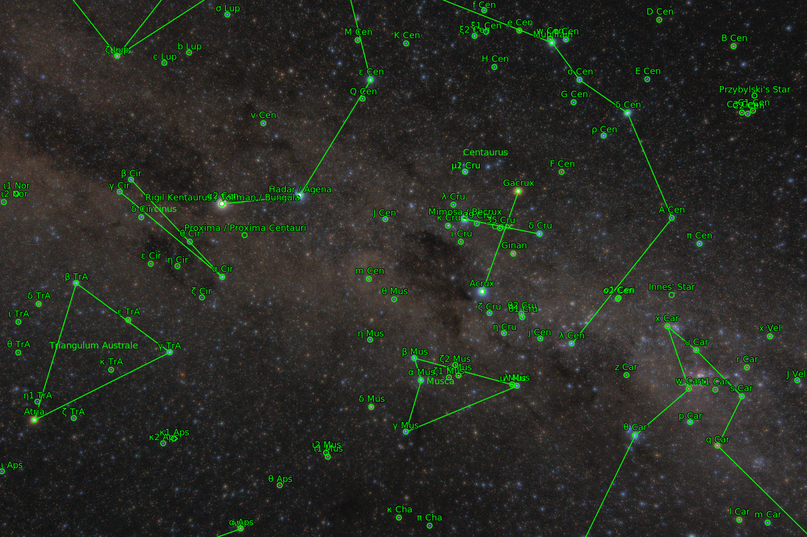 Sternkarten-Overlay (Astrometry.net)