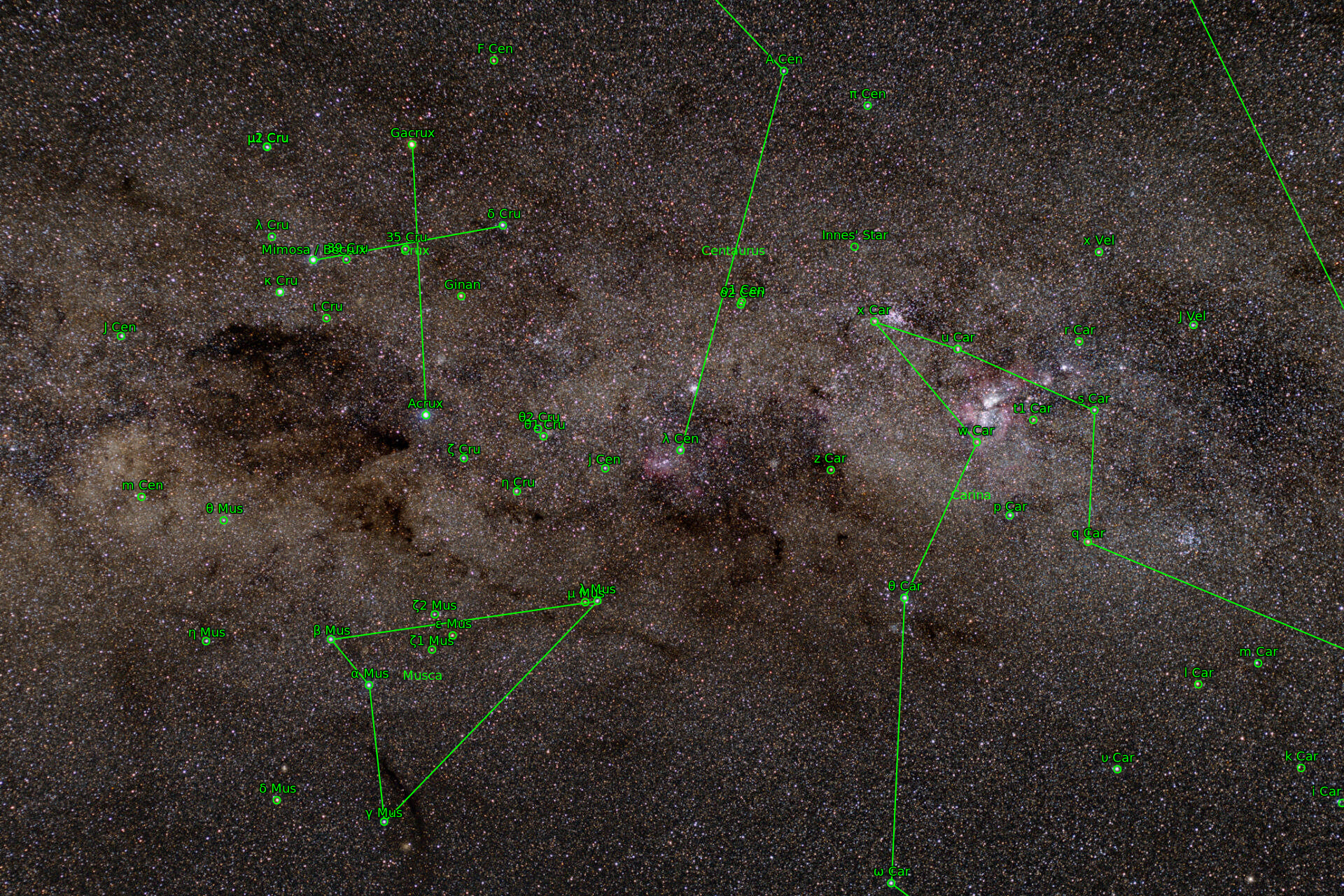 Sternkarten-Overlay (Astrometry.net)