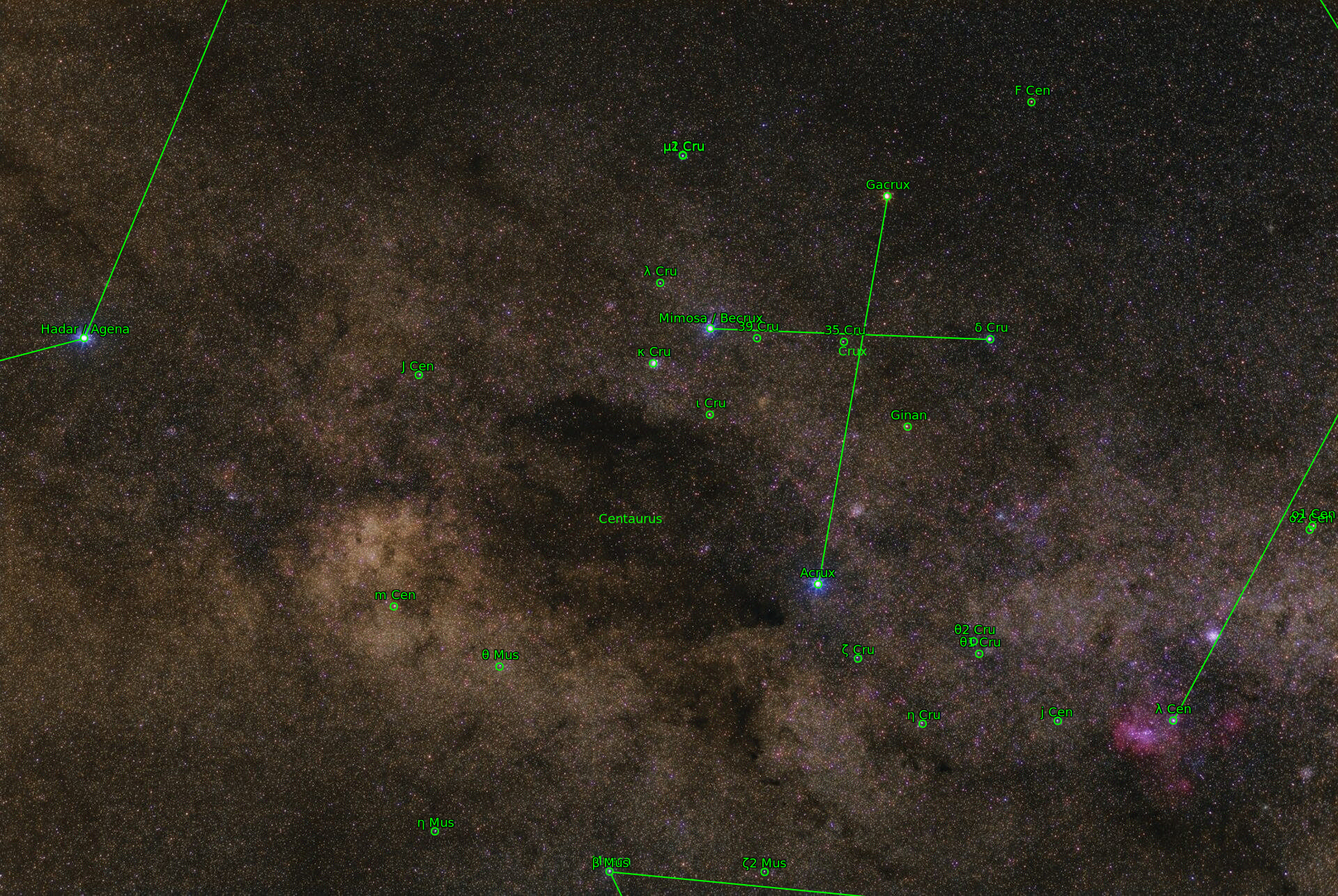 Sternkarten-Overlay (Astrometry.net)